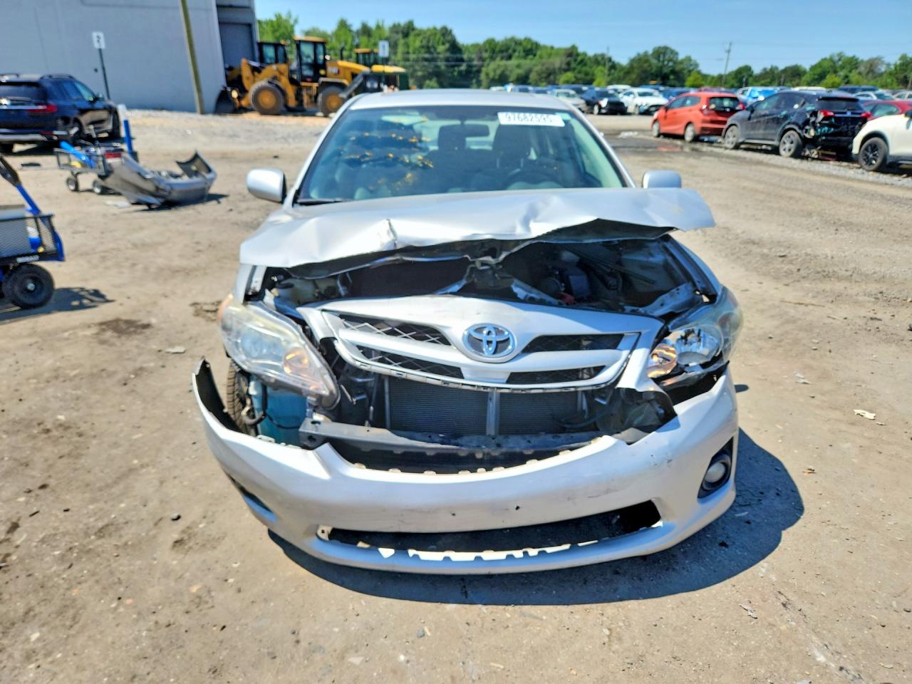 2012 Toyota Corolla Le Silver vin: 2T1BU4EE6CC818609