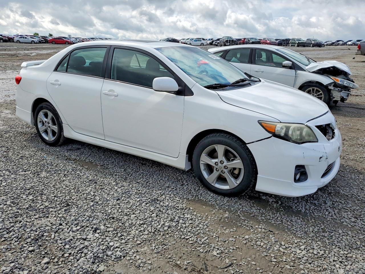 2012 Toyota Corolla S Белый vin: 2T1BU4EE6CC832865
