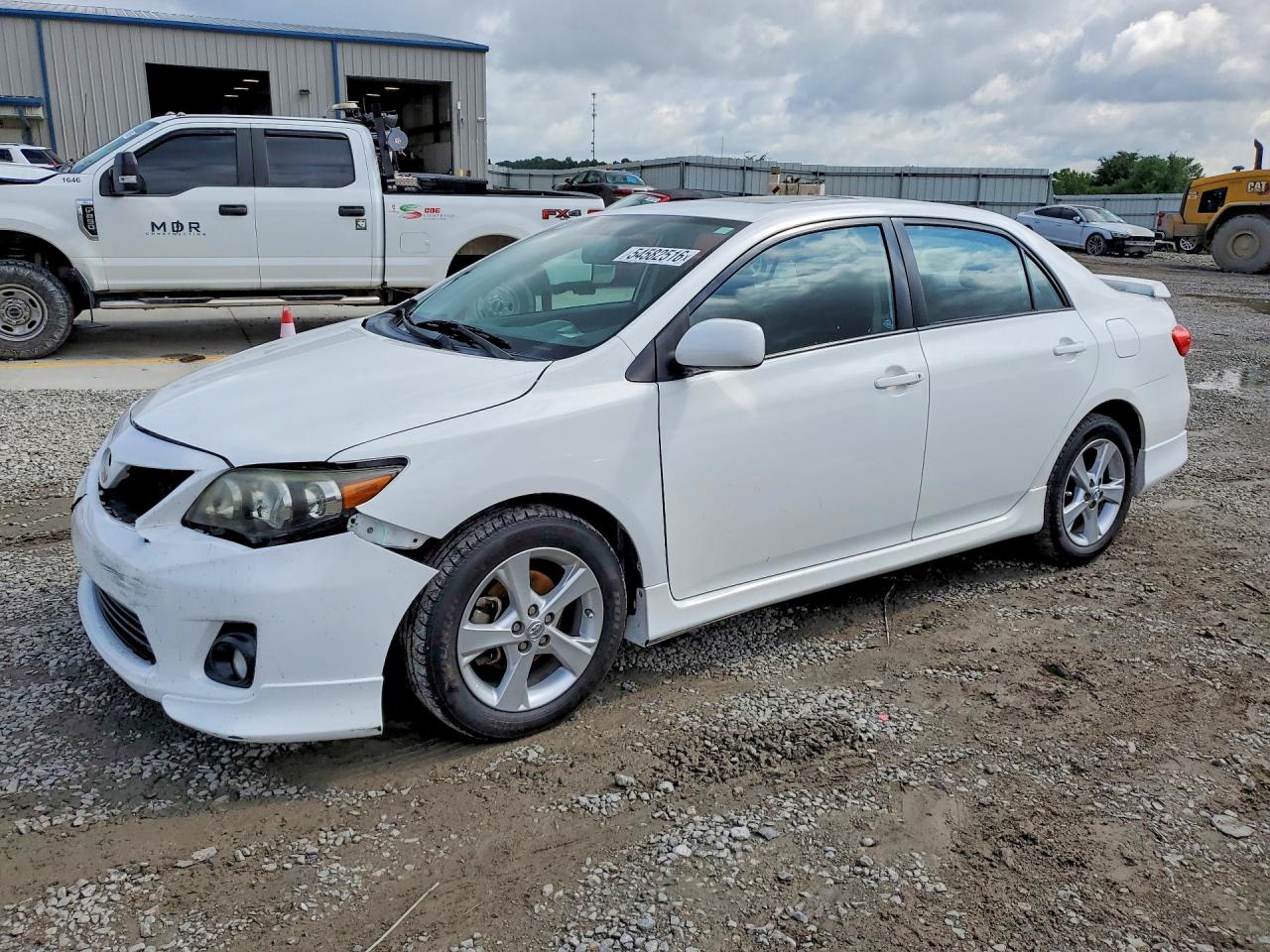 2012 Toyota Corolla S White vin: 2T1BU4EE6CC832865