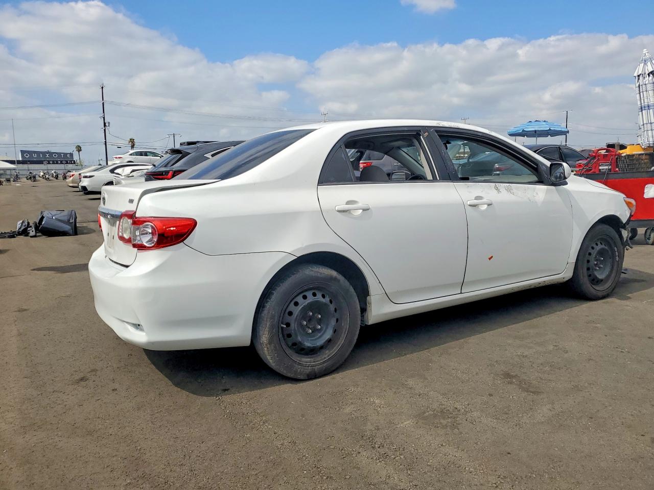 2012 Toyota Corolla Le White vin: 2T1BU4EE6CC840061