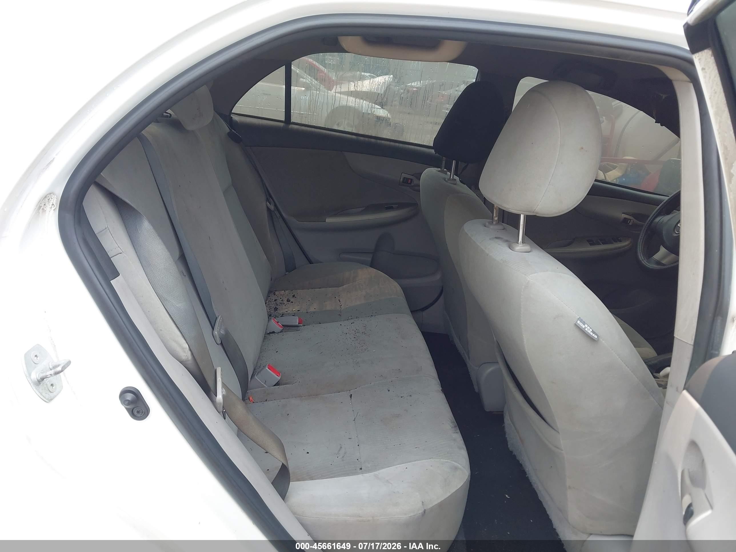 2012 Toyota Corolla Le Белый vin: 2T1BU4EE6CC843168