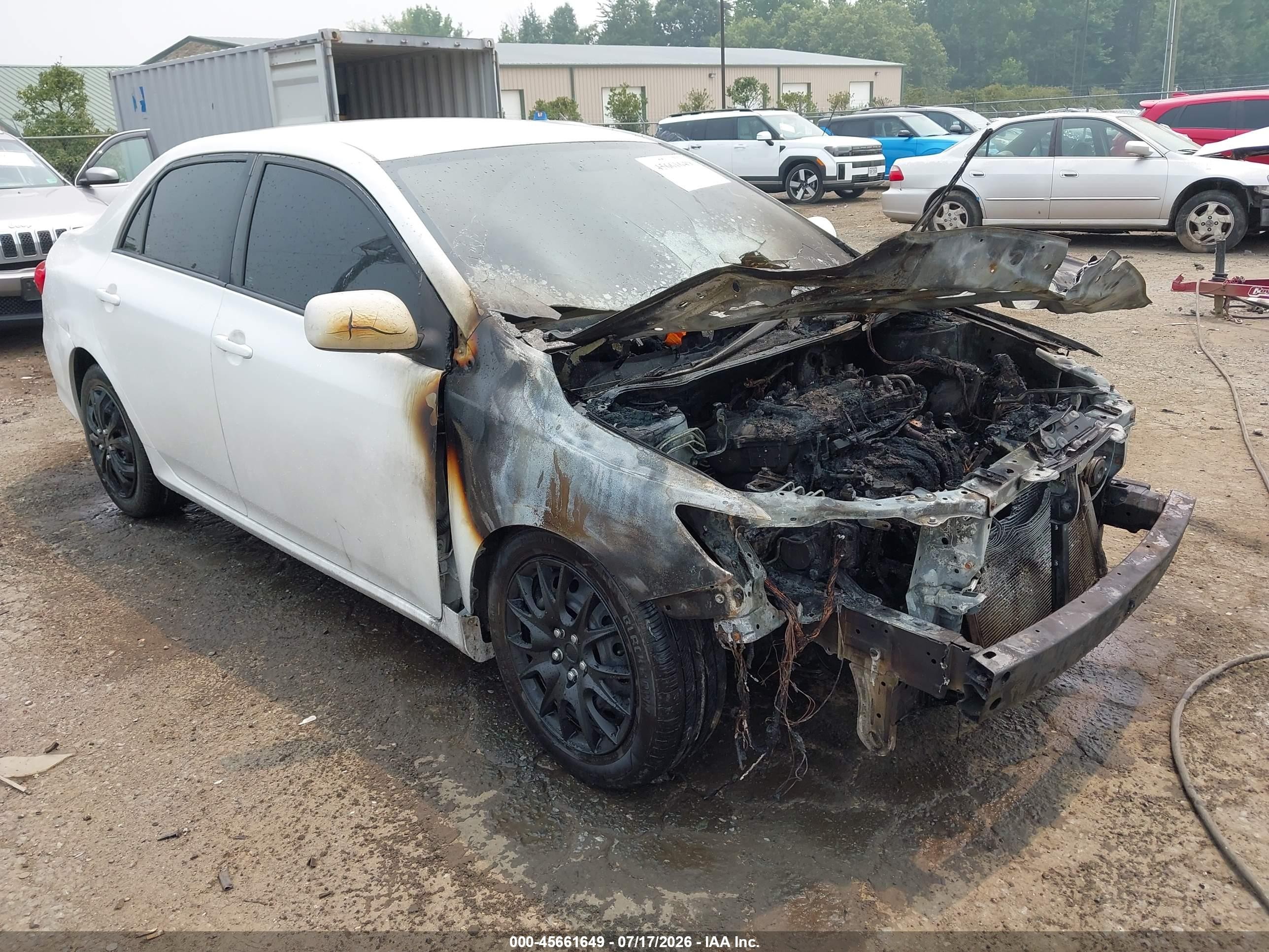 2012 Toyota Corolla Le Белый vin: 2T1BU4EE6CC843168