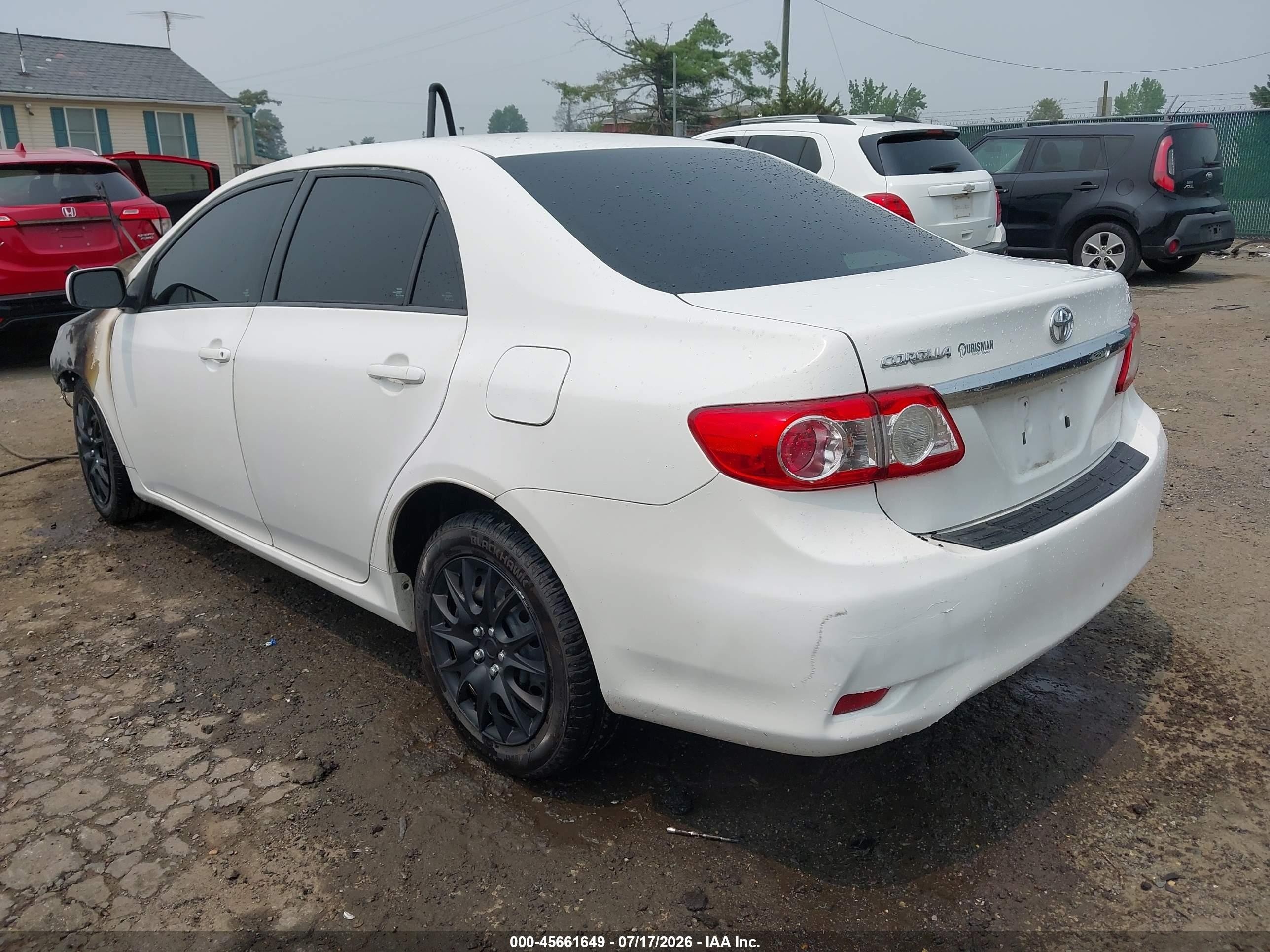2012 Toyota Corolla Le Белый vin: 2T1BU4EE6CC843168
