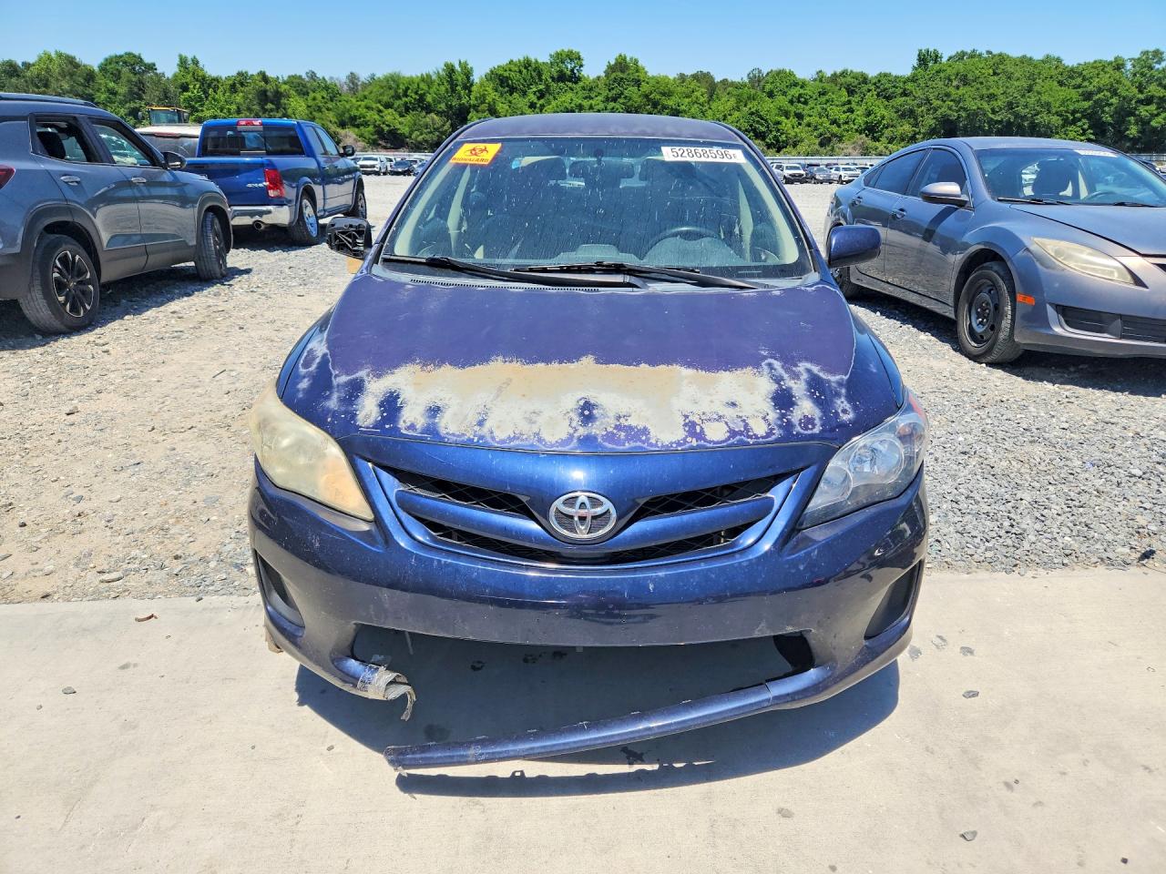 2012 Toyota Corolla L Blue vin: 2T1BU4EE6CC856583
