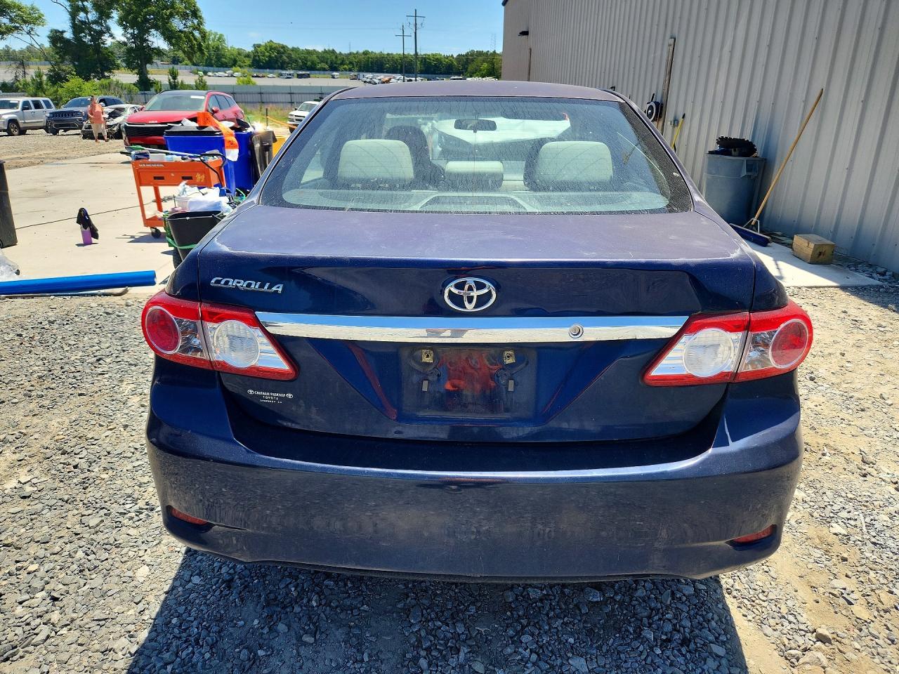 2012 Toyota Corolla L Blue vin: 2T1BU4EE6CC856583