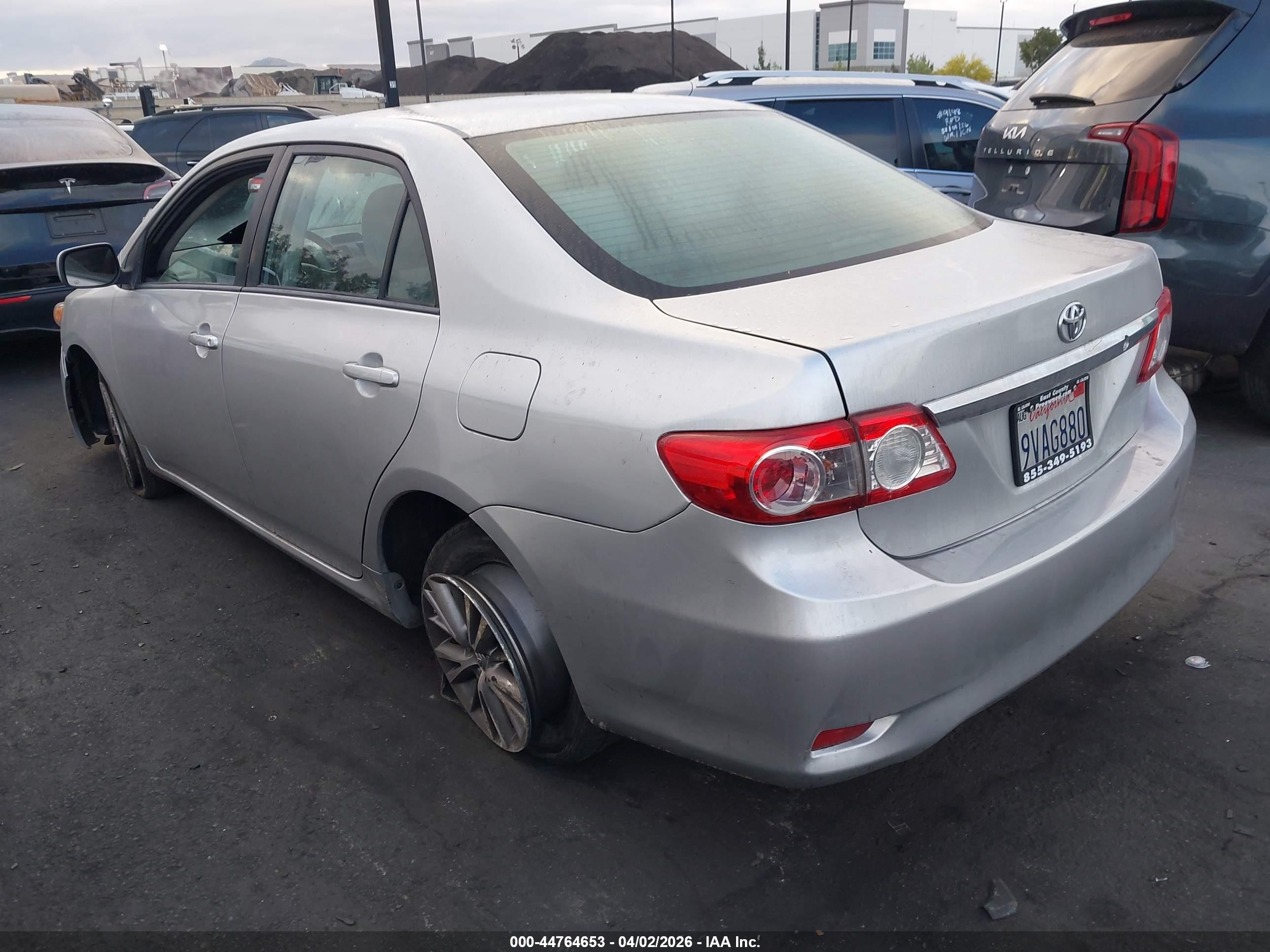 2012 Toyota Corolla Le Silver vin: 2T1BU4EE6CC872847