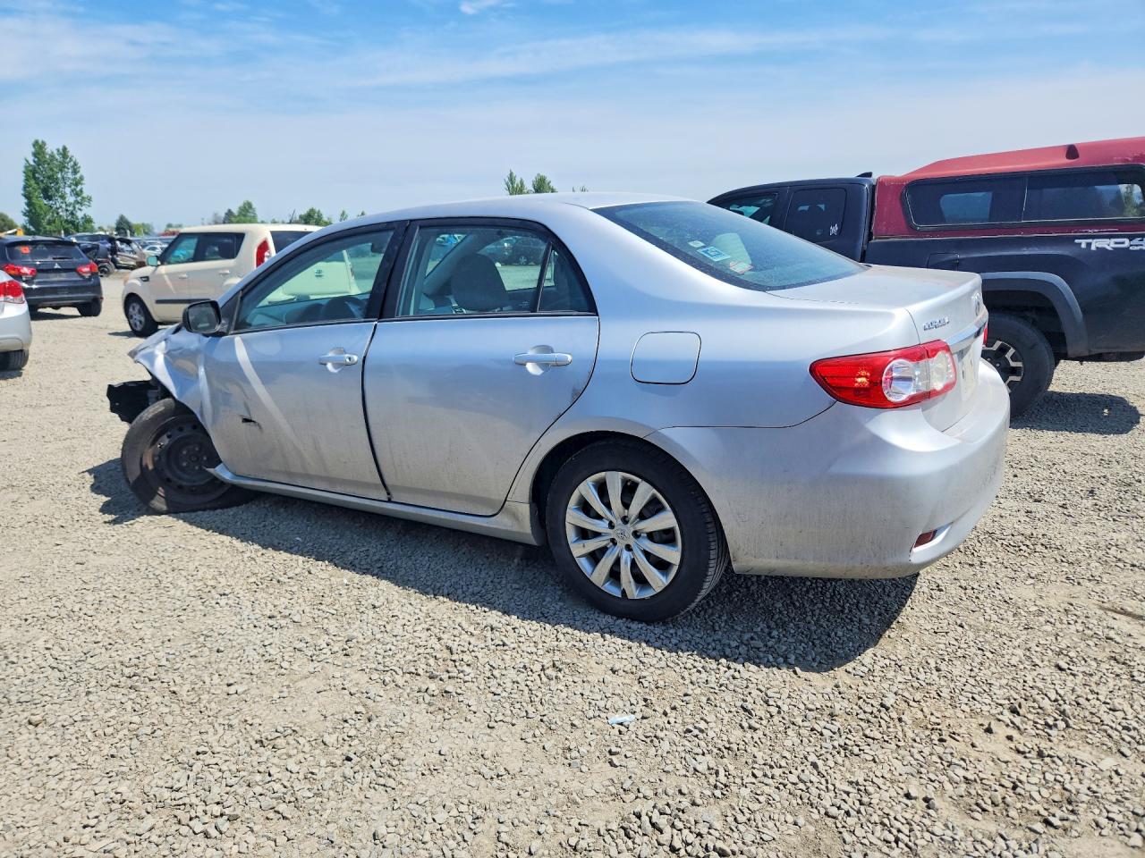 2012 Toyota Corolla Le Silver vin: 2T1BU4EE6CC876901