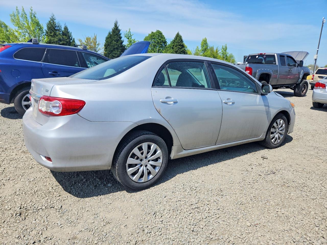 2012 Toyota Corolla Le Silver vin: 2T1BU4EE6CC876901