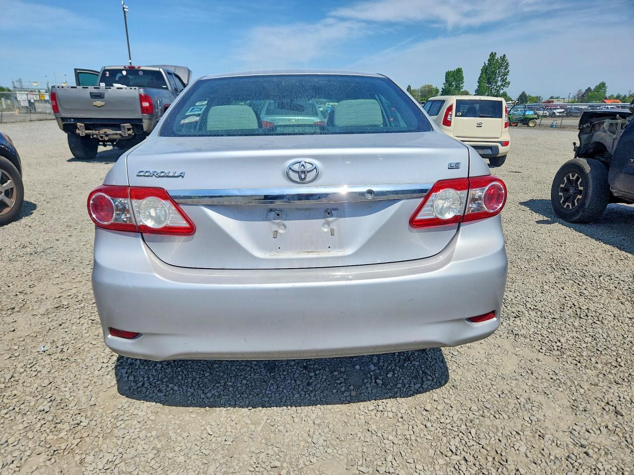 2012 Toyota Corolla Le Silver vin: 2T1BU4EE6CC876901