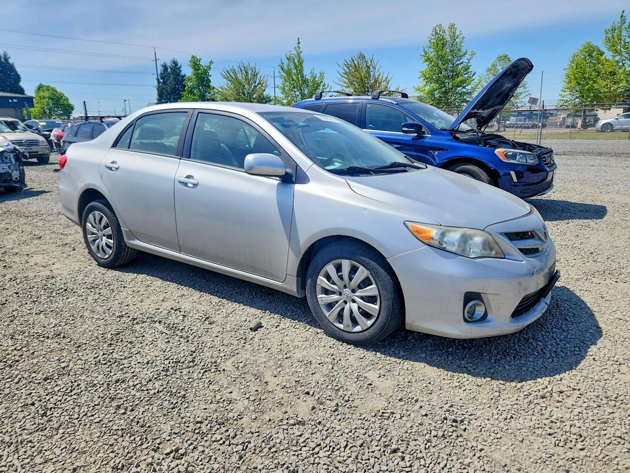 2012 Toyota Corolla Le Silver vin: 2T1BU4EE6CC876901