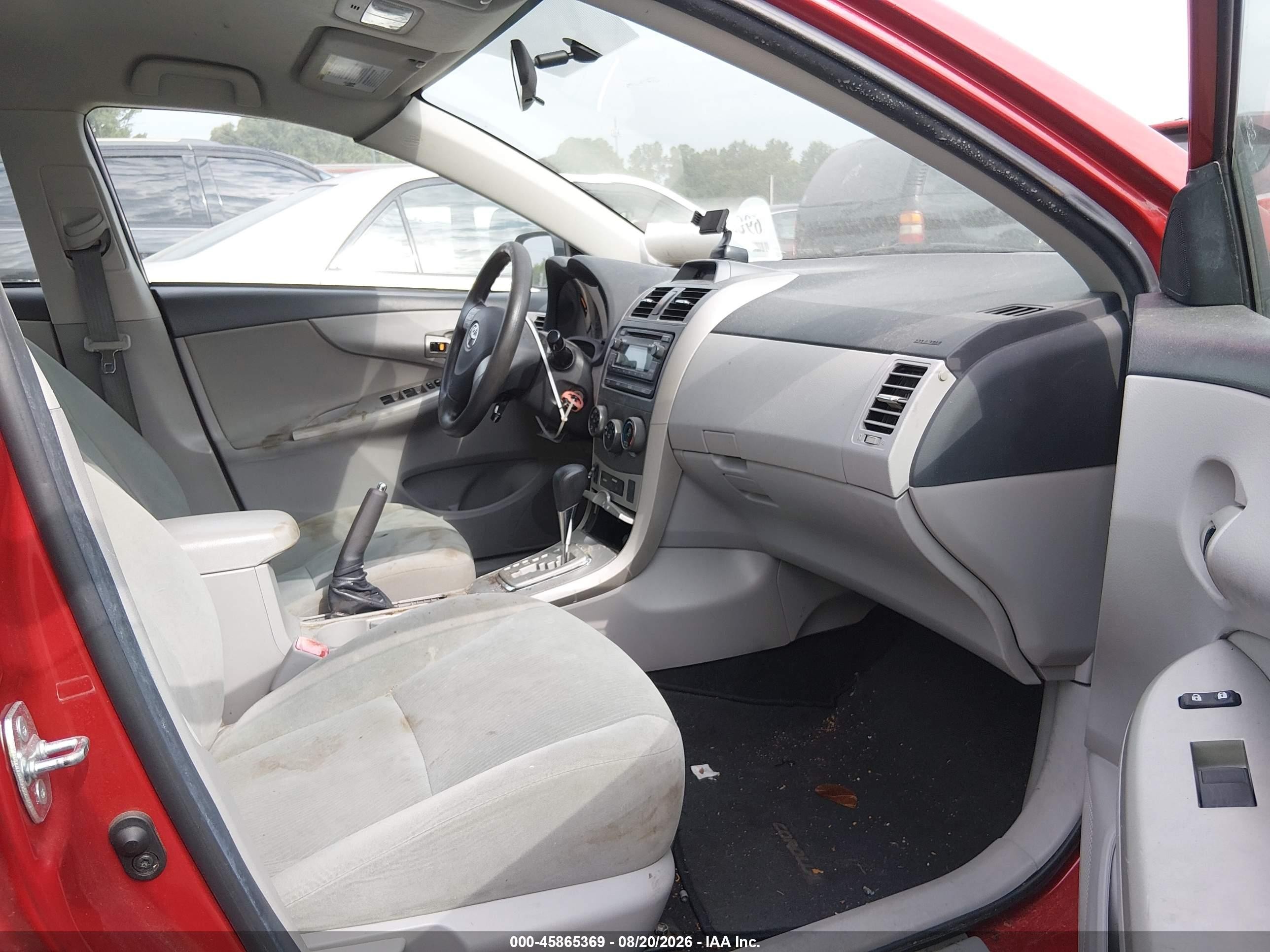 2012 Toyota Corolla Le Красный vin: 2T1BU4EE6CC886795