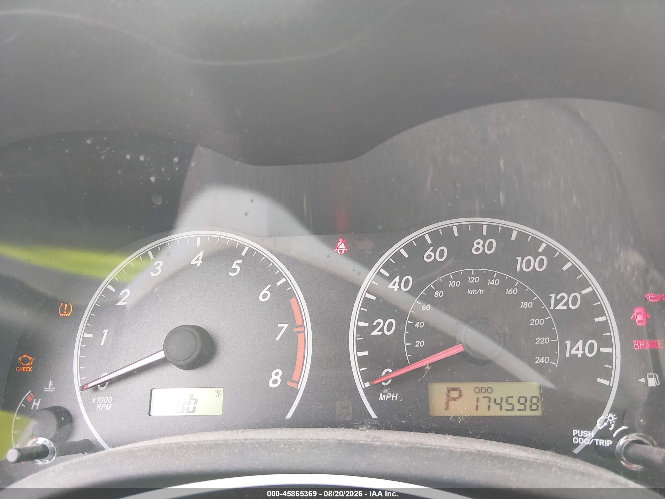 2012 Toyota Corolla Le Красный vin: 2T1BU4EE6CC886795