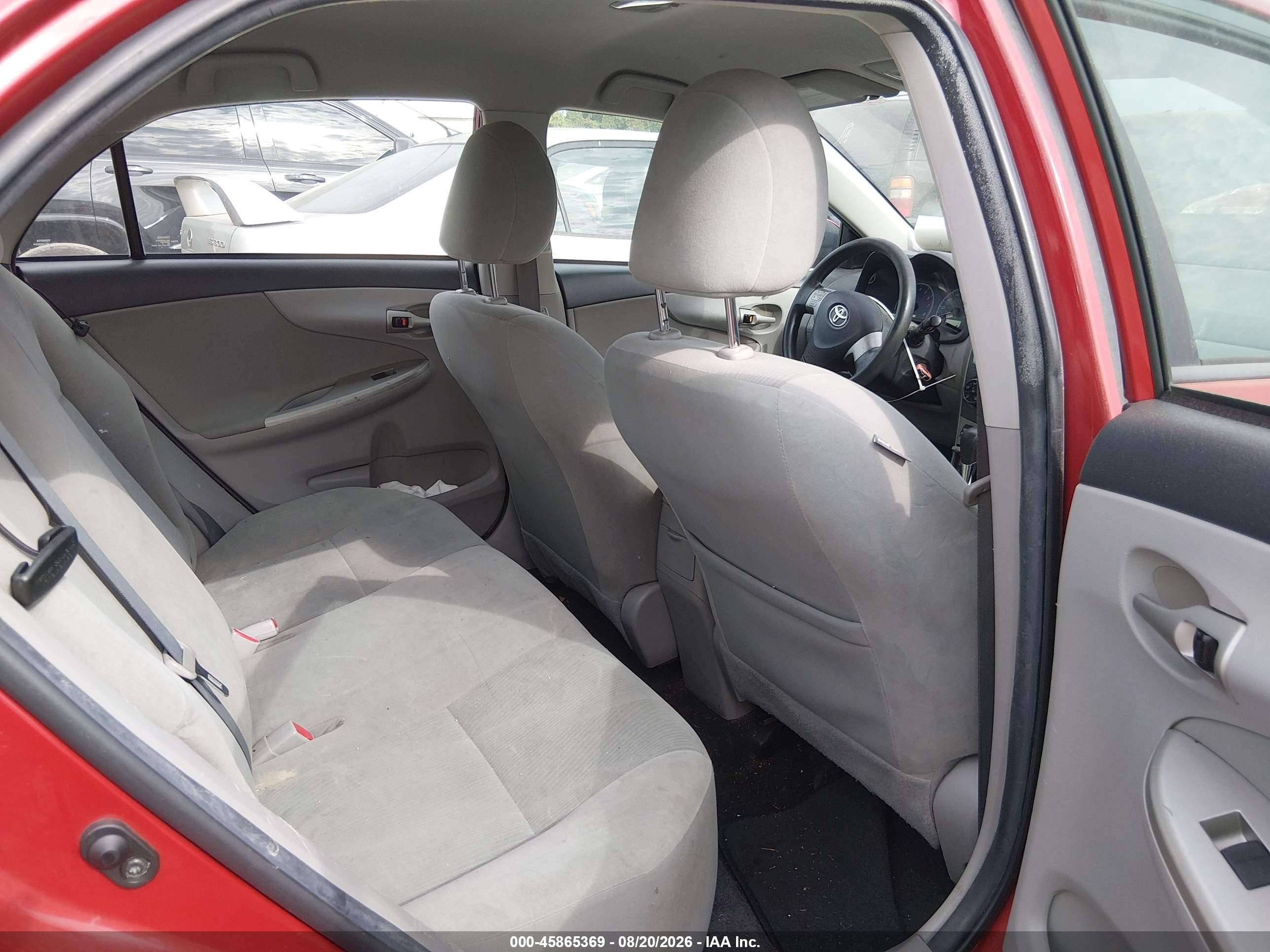 2012 Toyota Corolla Le Красный vin: 2T1BU4EE6CC886795