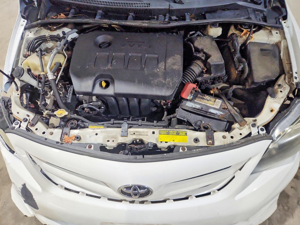 2012 Toyota Corolla S White vin: 2T1BU4EE6CC898039