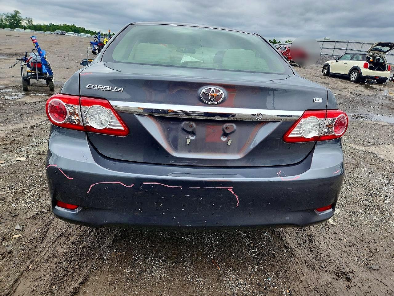 2012 Toyota Corolla Le Gray vin: 2T1BU4EE6CC906060
