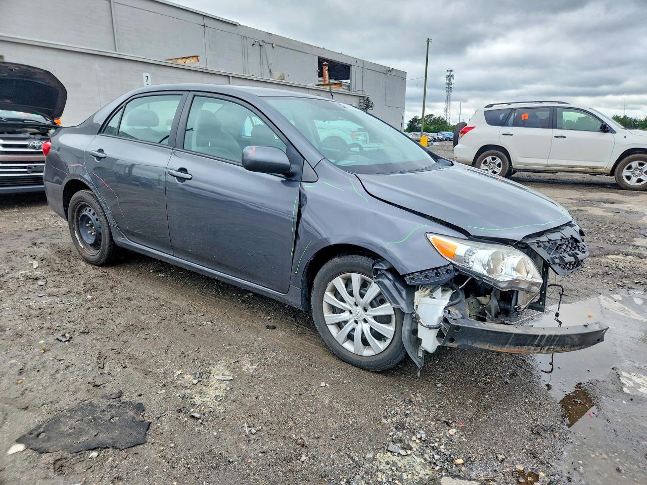 2012 Toyota Corolla Le Gray vin: 2T1BU4EE6CC906060
