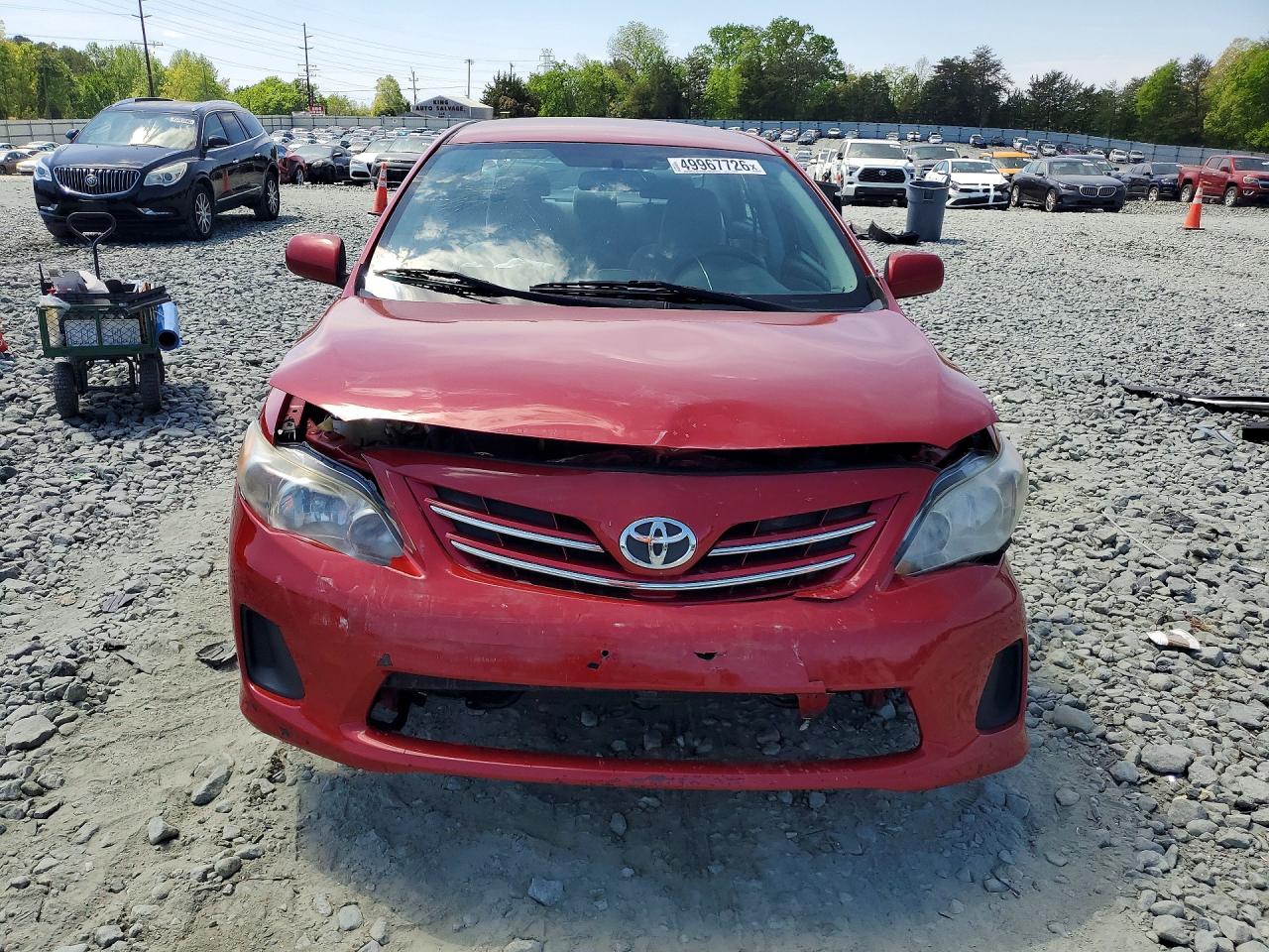 2013 Toyota Corolla Le Red vin: 2T1BU4EE6DC014831