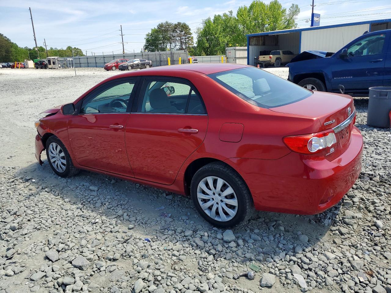 2013 Toyota Corolla Le Red vin: 2T1BU4EE6DC014831