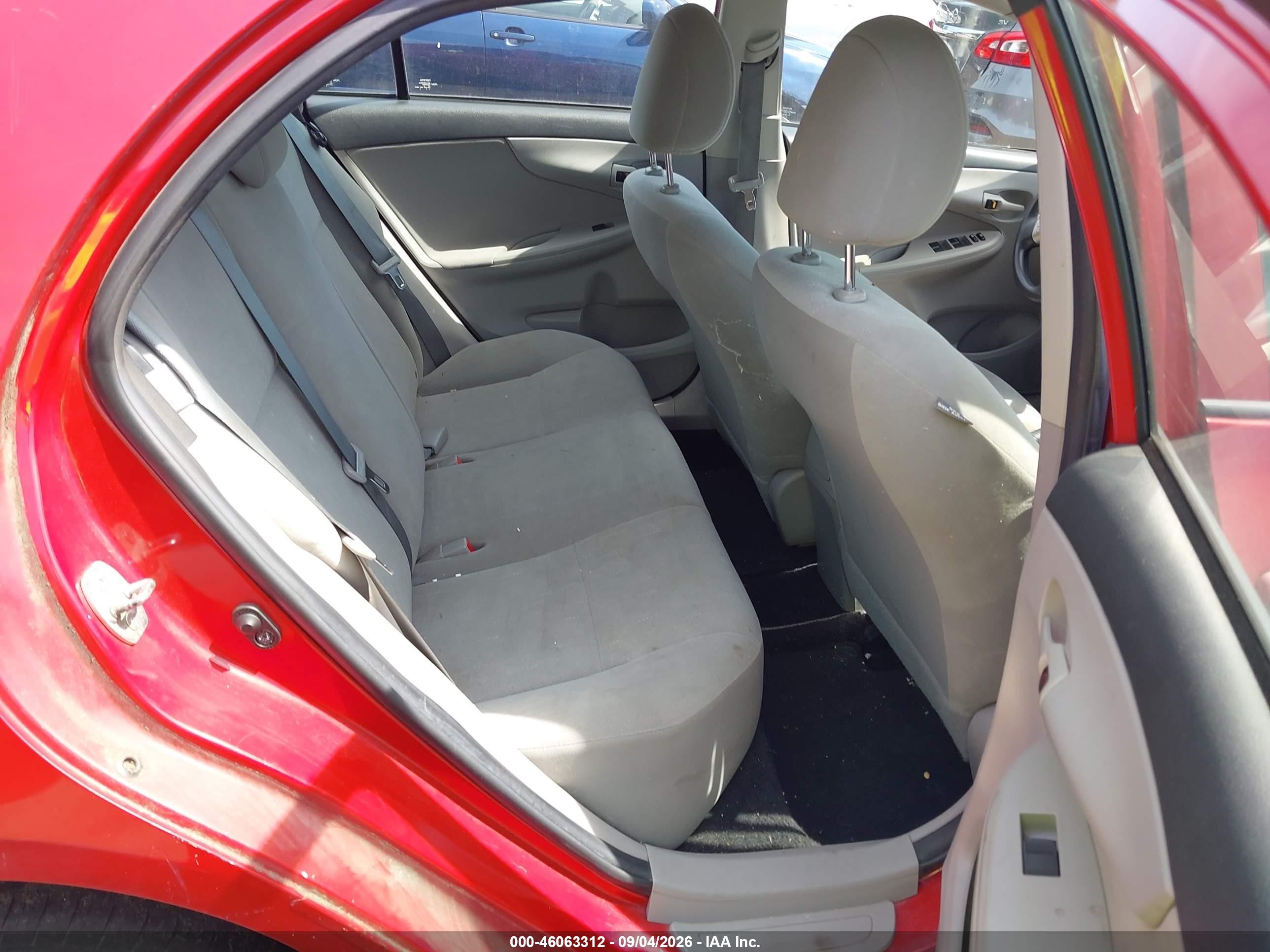 2013 Toyota Corolla L Red vin: 2T1BU4EE6DC022735