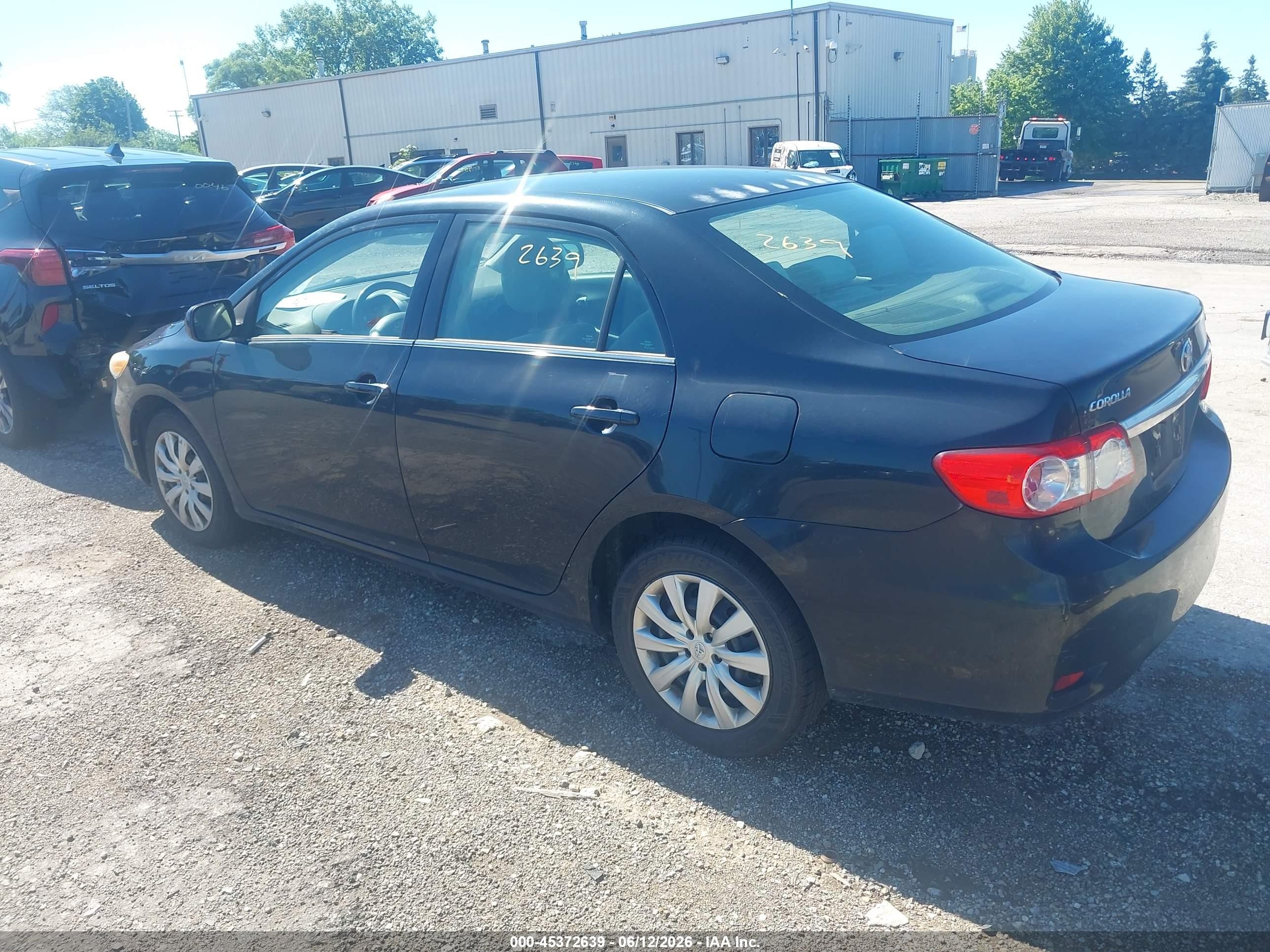 2013 Toyota Corolla Le Black vin: 2T1BU4EE6DC031578