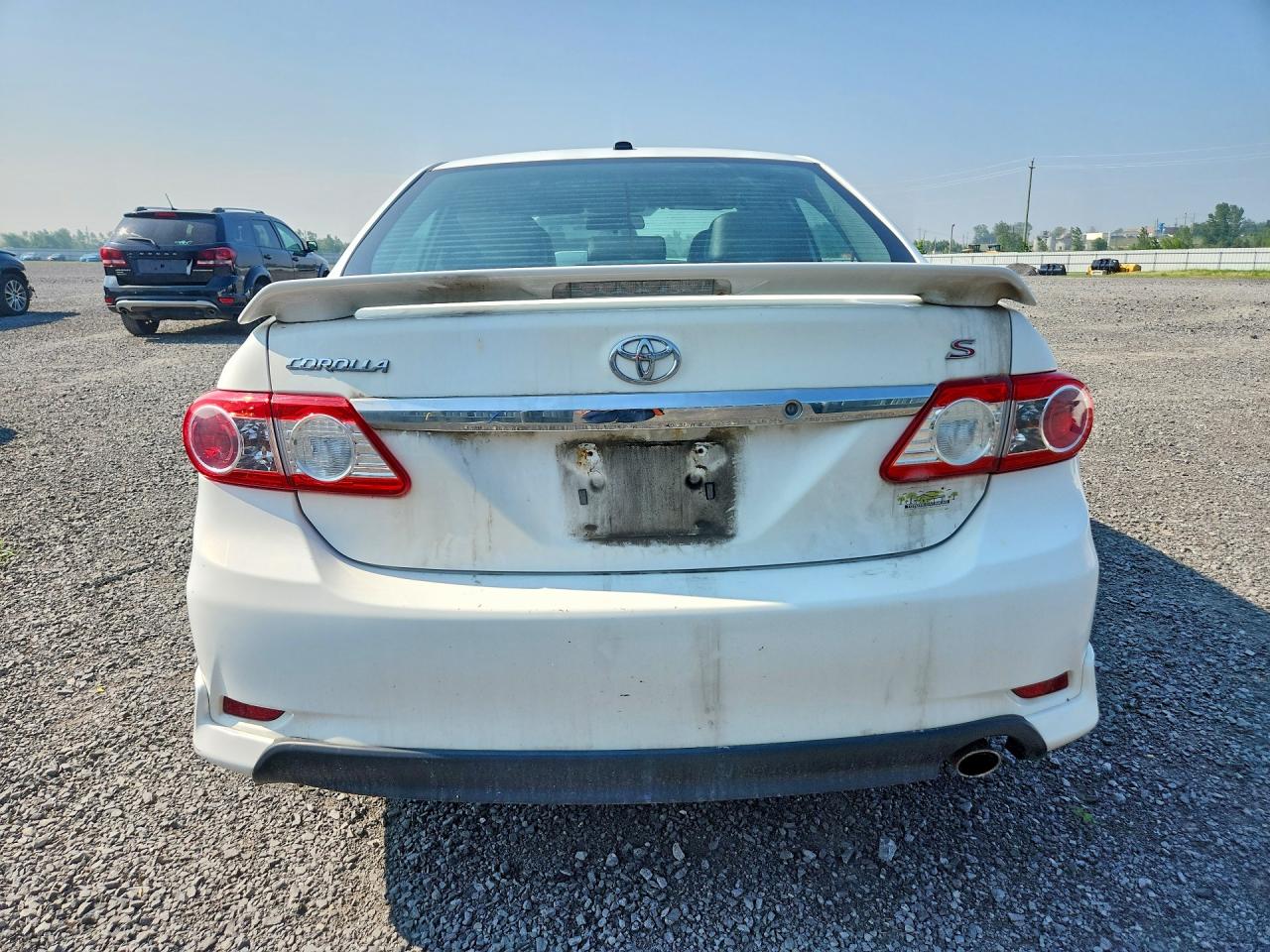 2013 Toyota Corolla L White vin: 2T1BU4EE6DC092185