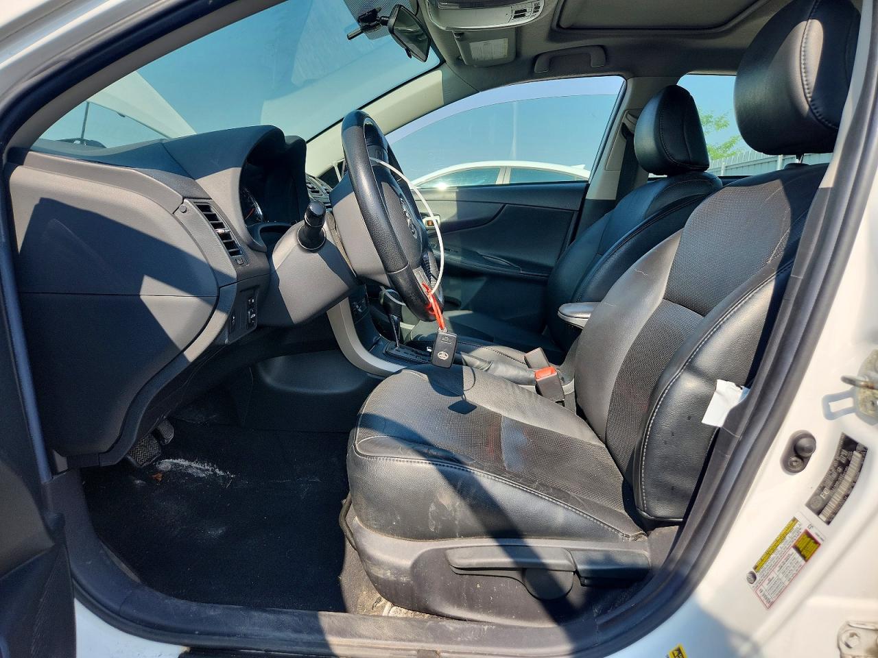 2013 Toyota Corolla L White vin: 2T1BU4EE6DC092185