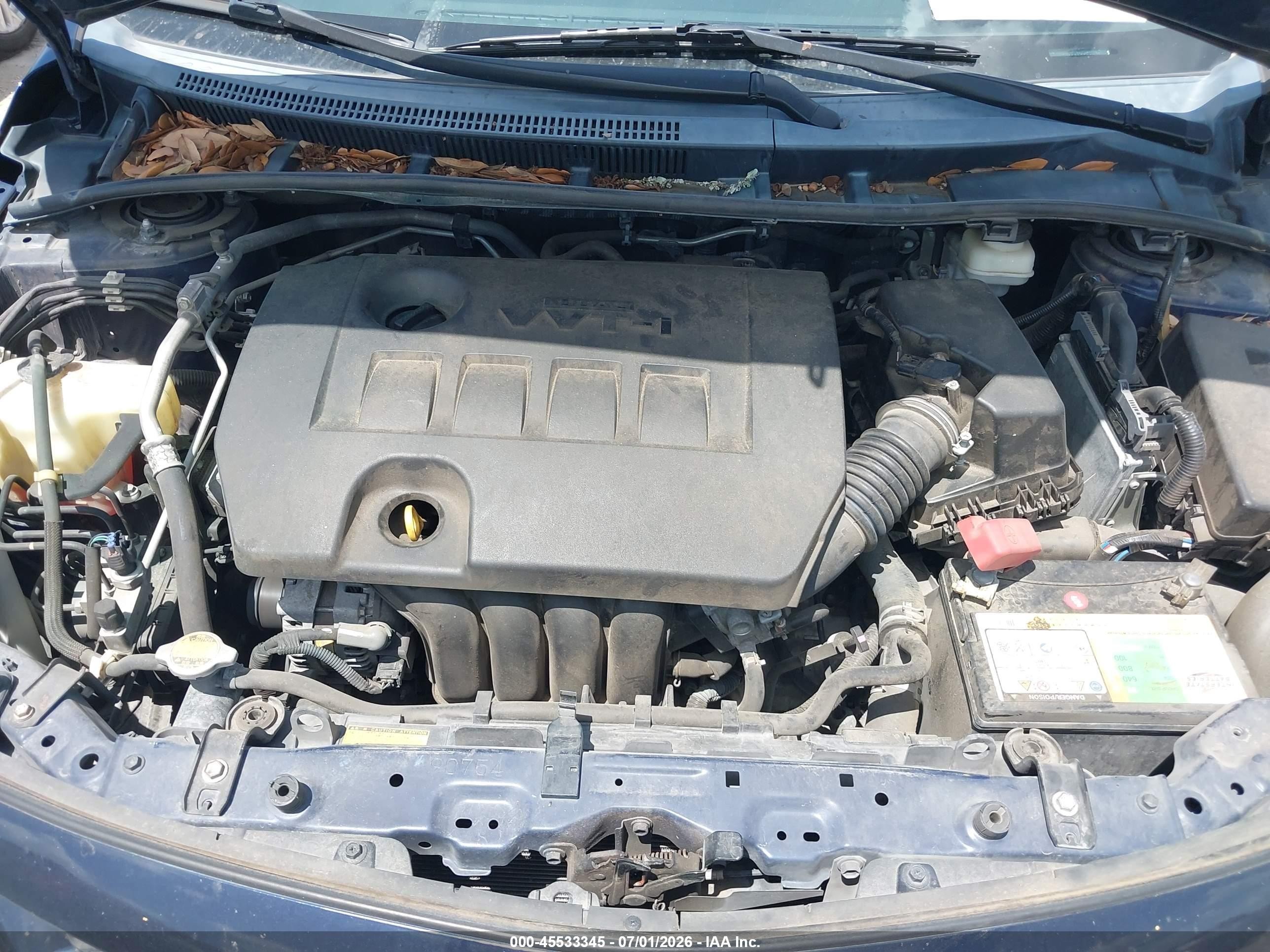 2013 Toyota Corolla L Blue vin: 2T1BU4EE6DC097418