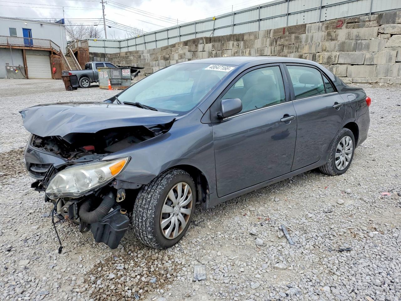 2013 Toyota Corolla Le Gray vin: 2T1BU4EE6DC097774