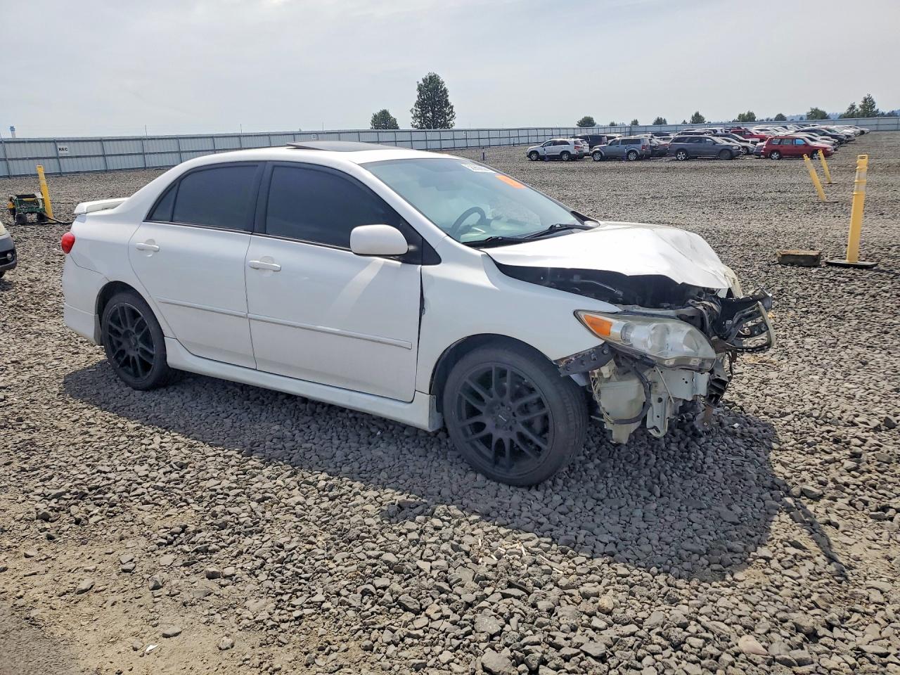 2013 Toyota Corolla S White vin: 2T1BU4EE6DC118560