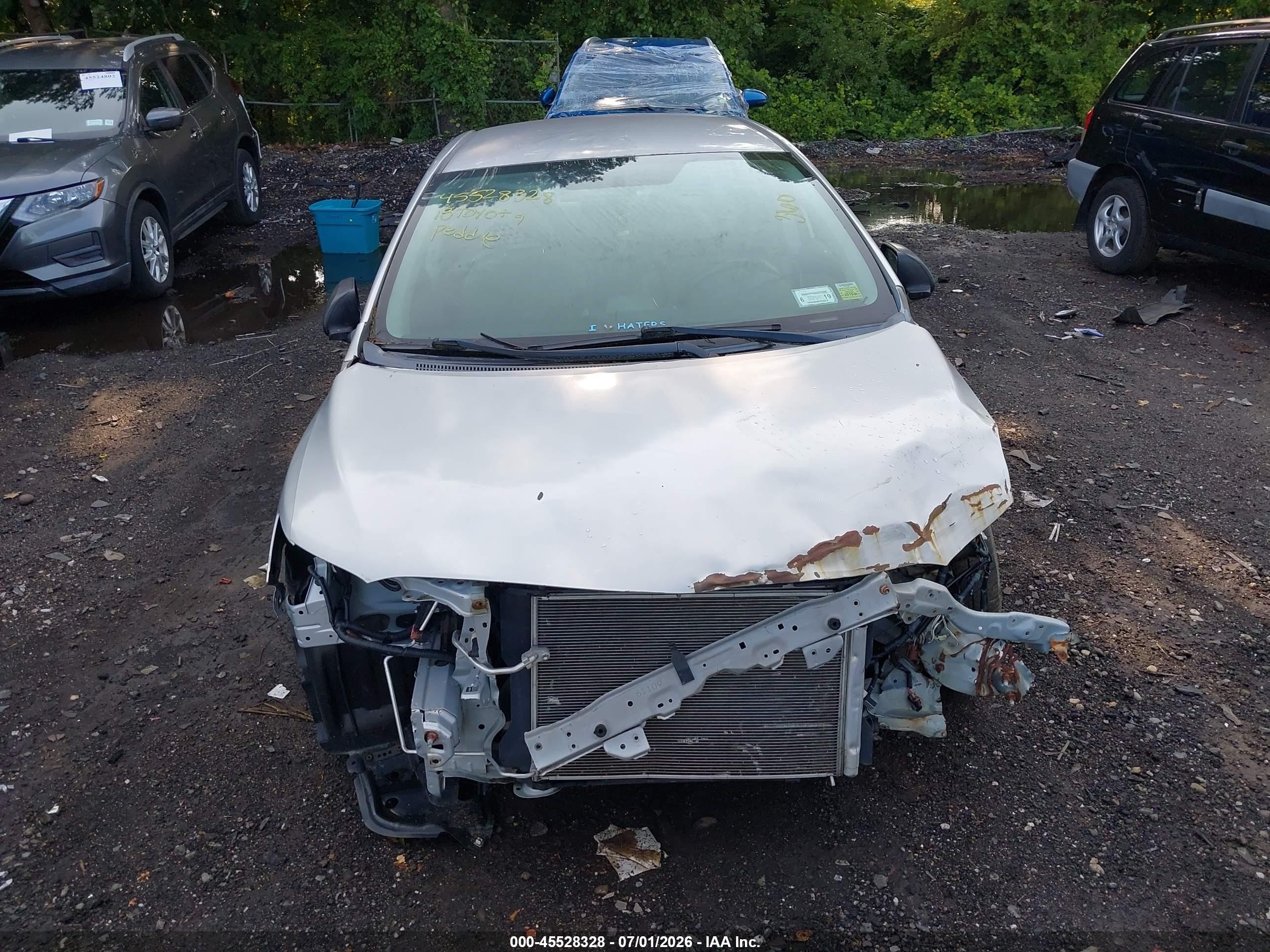 2013 Toyota Corolla Le Silver vin: 2T1BU4EE6DC919781