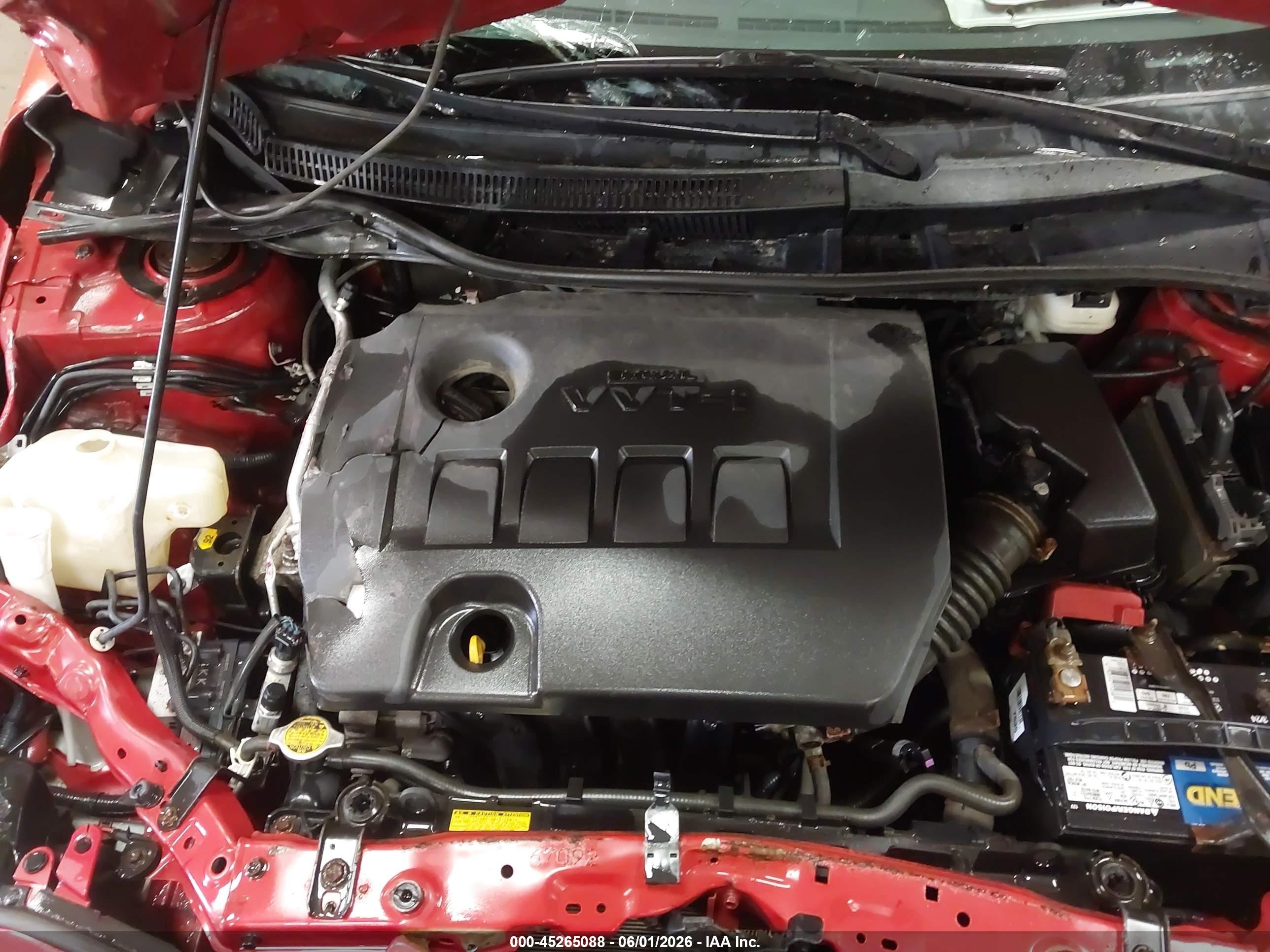 2013 Toyota Corolla Le Красный vin: 2T1BU4EE6DC925659