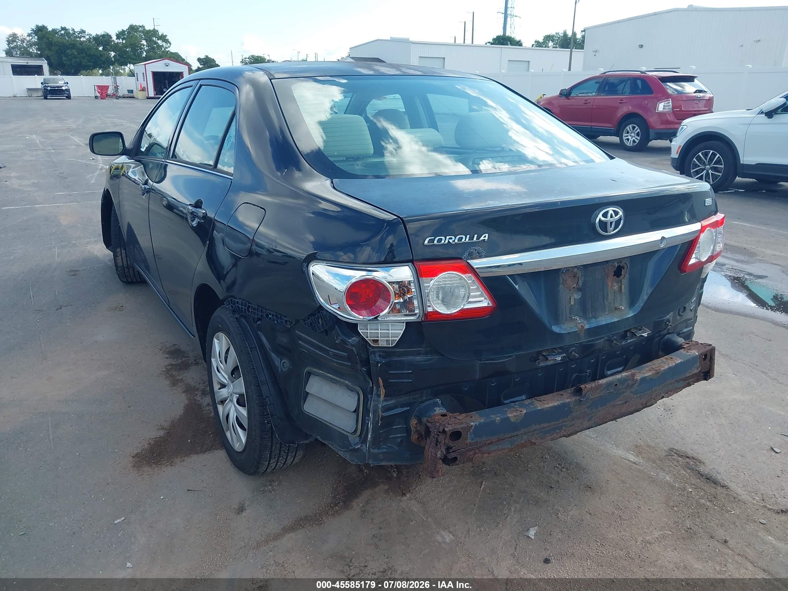 2013 Toyota Corolla Le Черный vin: 2T1BU4EE6DC927850