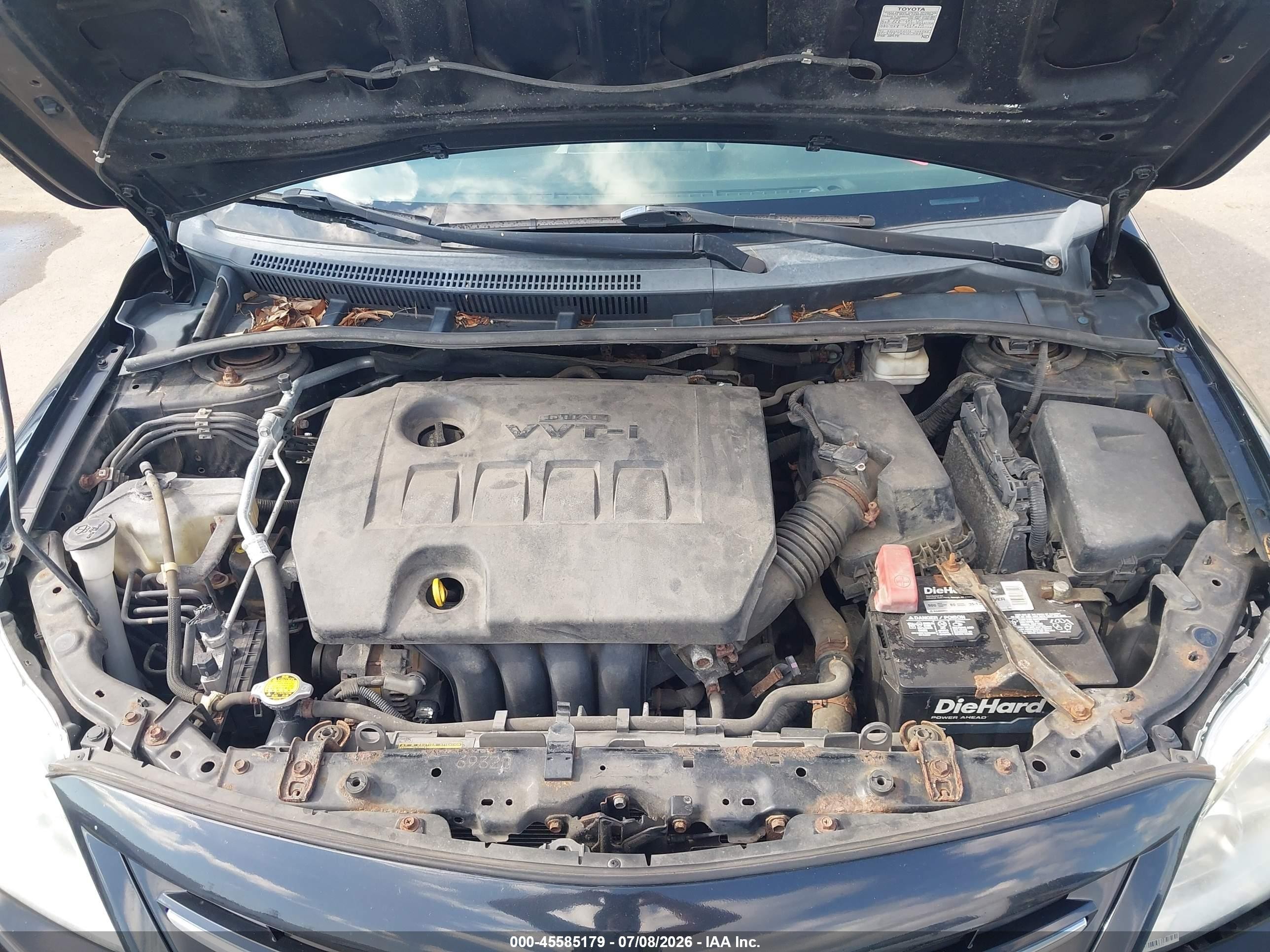2013 Toyota Corolla Le Черный vin: 2T1BU4EE6DC927850