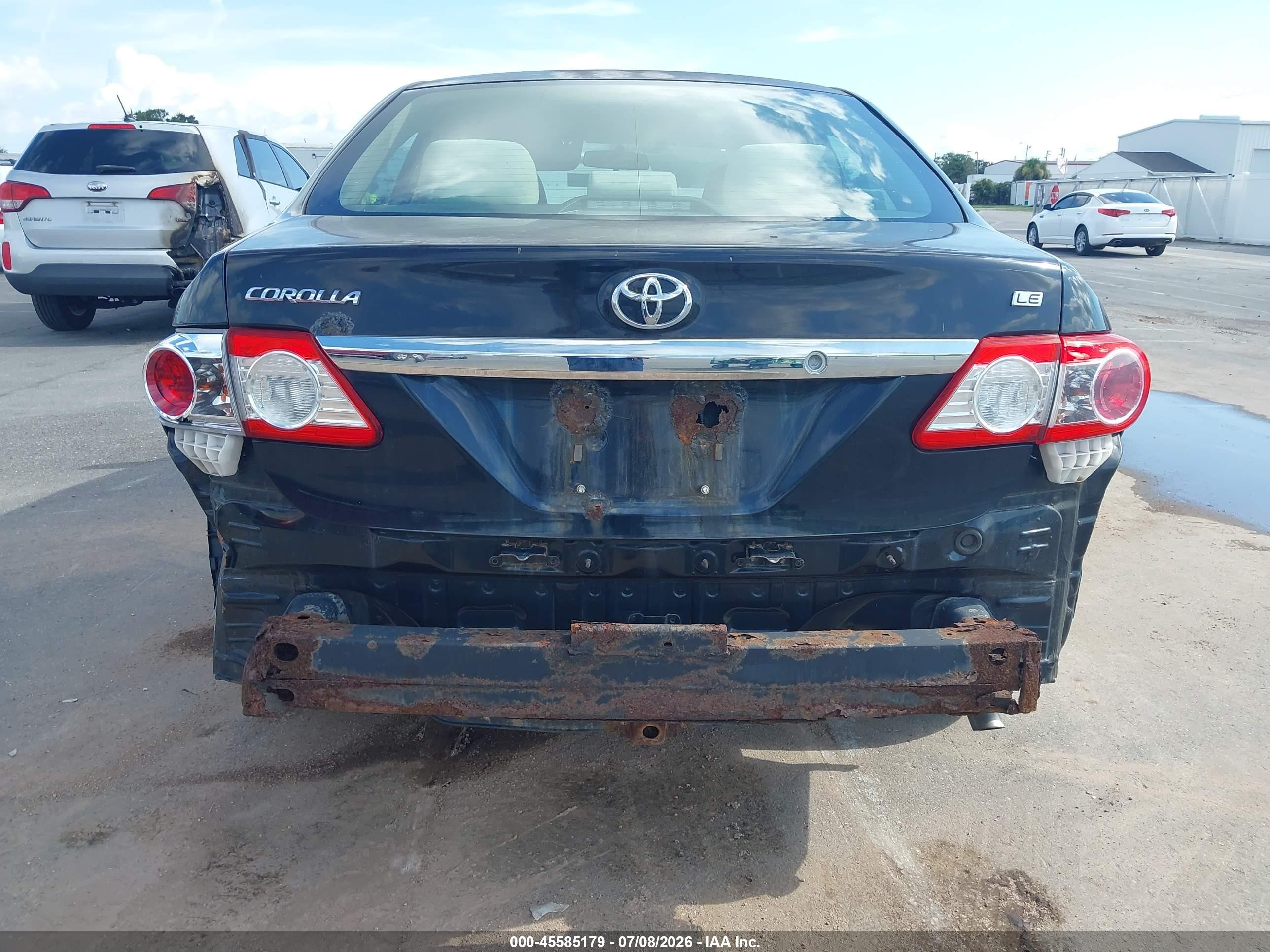 2013 Toyota Corolla Le Черный vin: 2T1BU4EE6DC927850