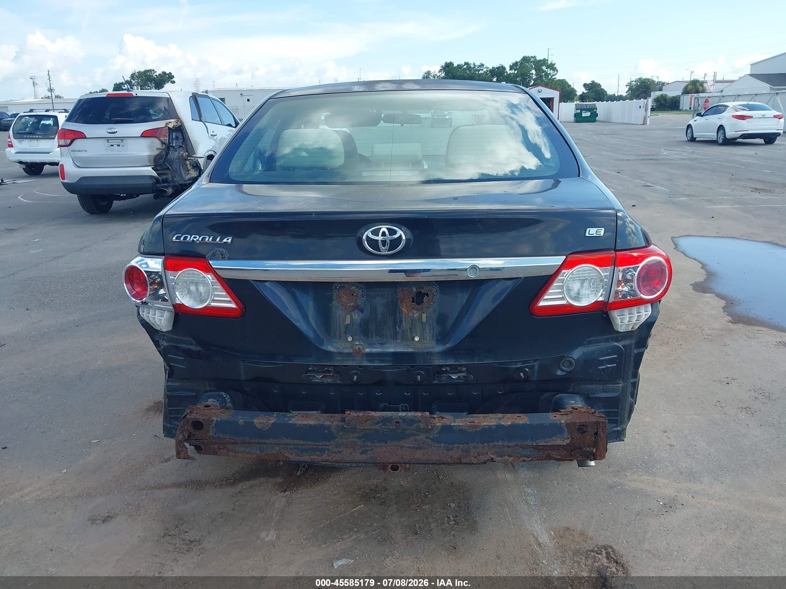 2013 Toyota Corolla Le Черный vin: 2T1BU4EE6DC927850