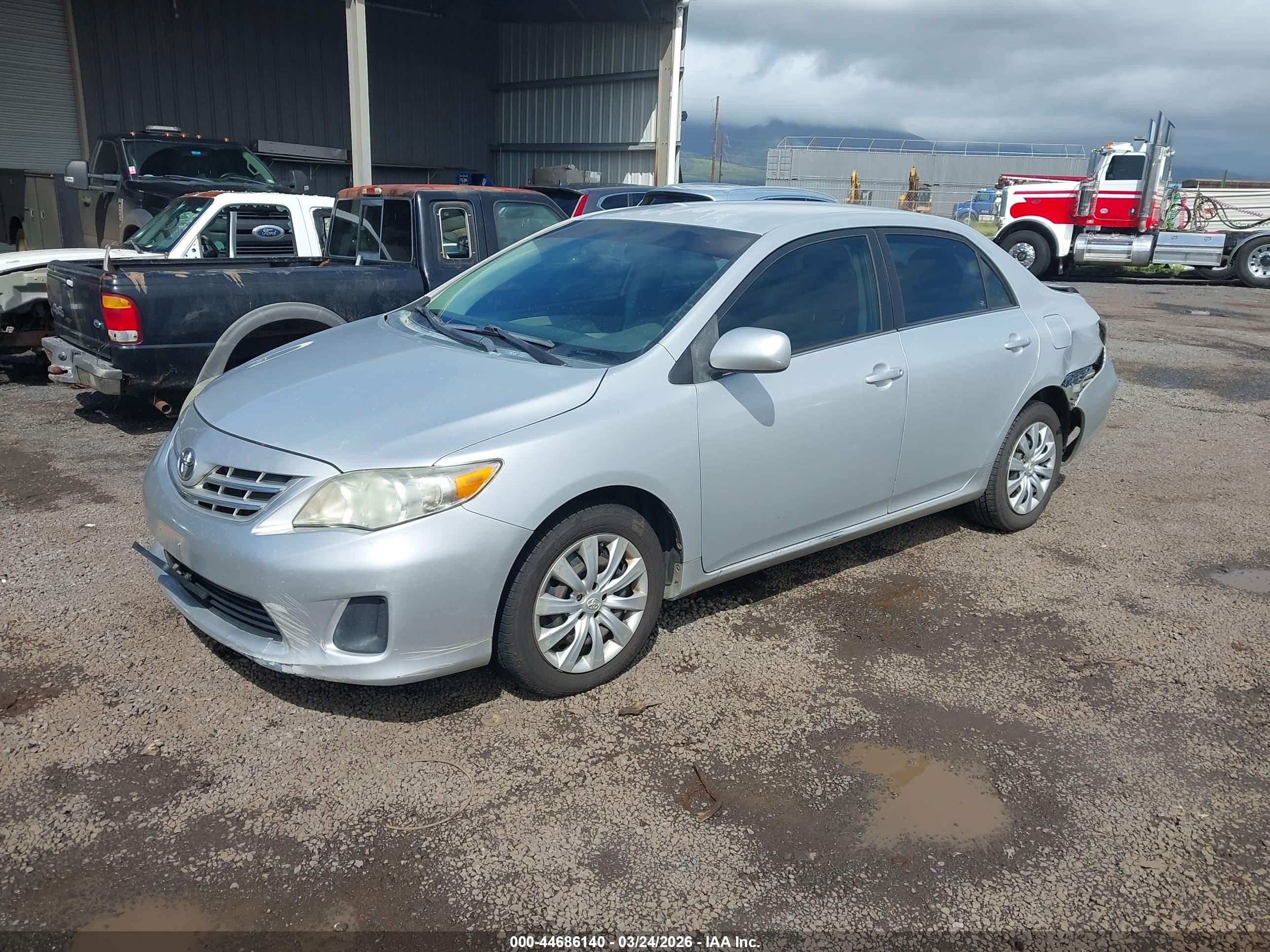 2013 Toyota Corolla Le/le Special Edition Silver vin: 2T1BU4EE6DC962193