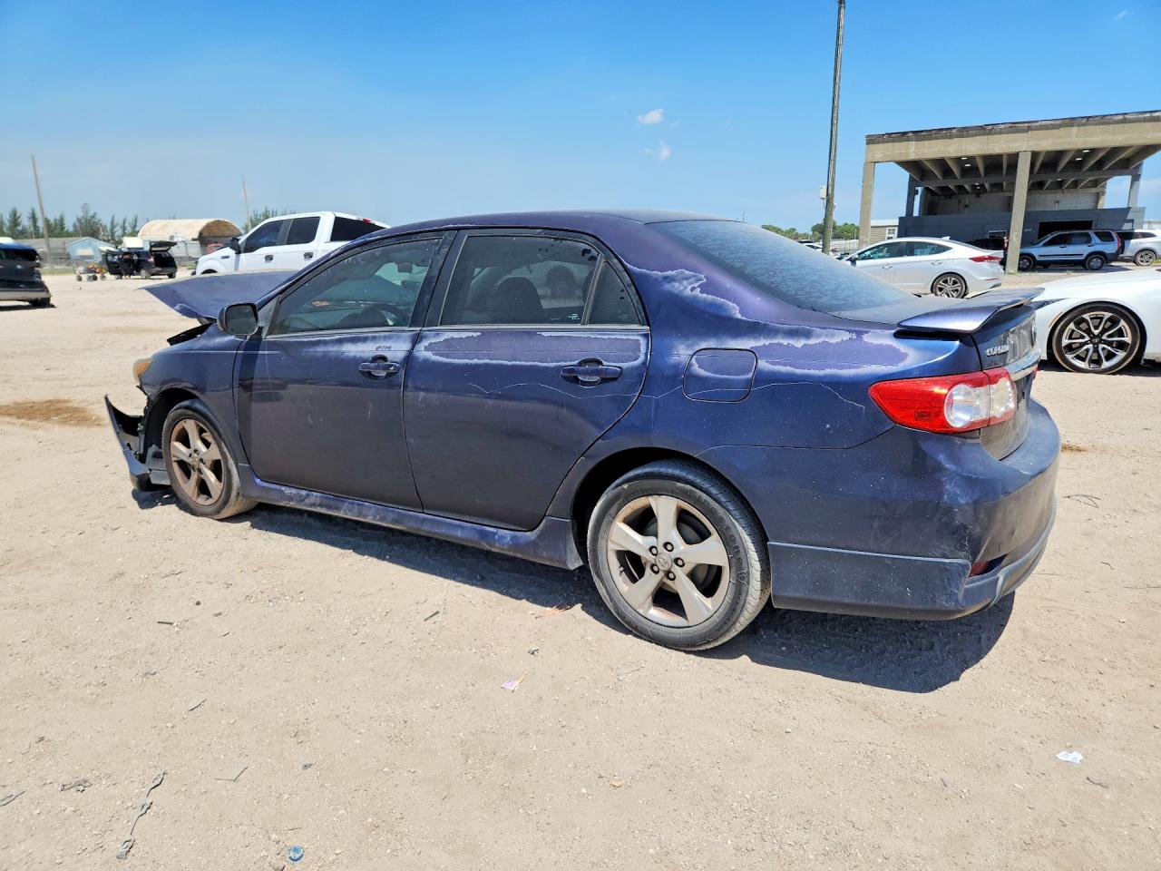 2013 Toyota Corolla S Blue vin: 2T1BU4EE6DC966910
