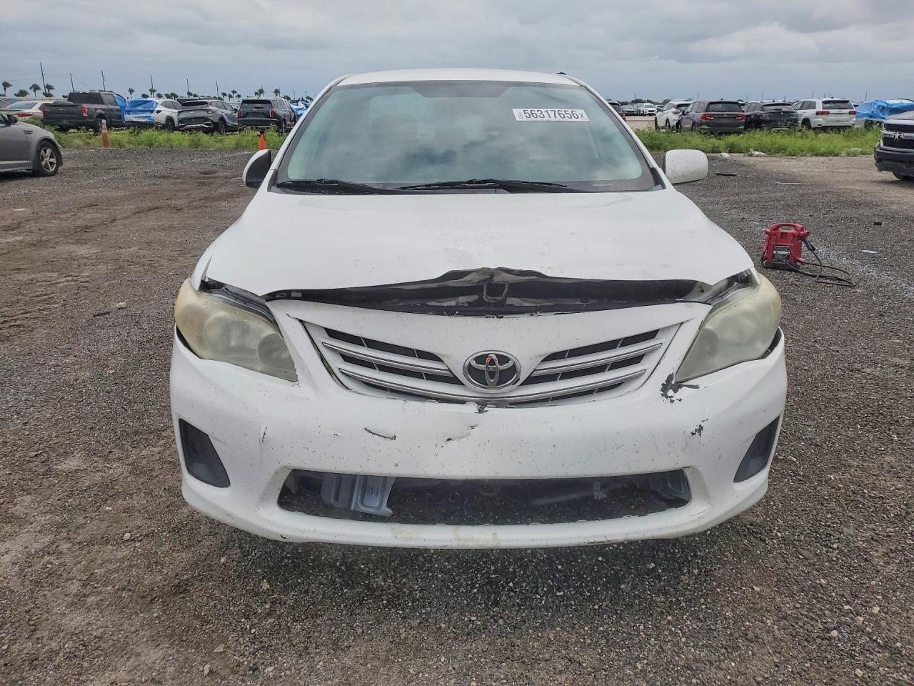 2013 Toyota Corolla Le White vin: 2T1BU4EE6DC977261