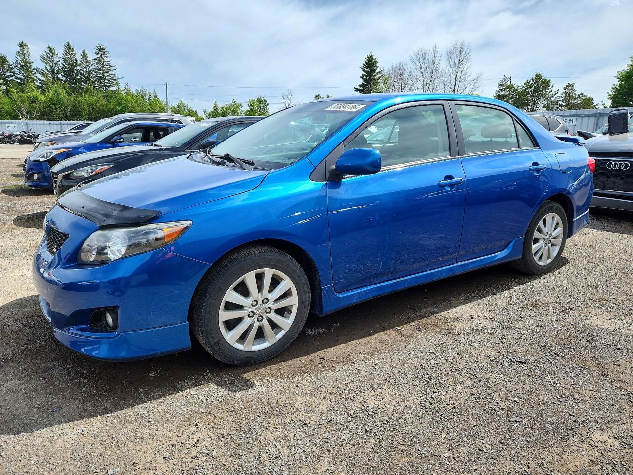2010 Toyota Corolla Base Blue vin: 2T1BU4EE7AC194042