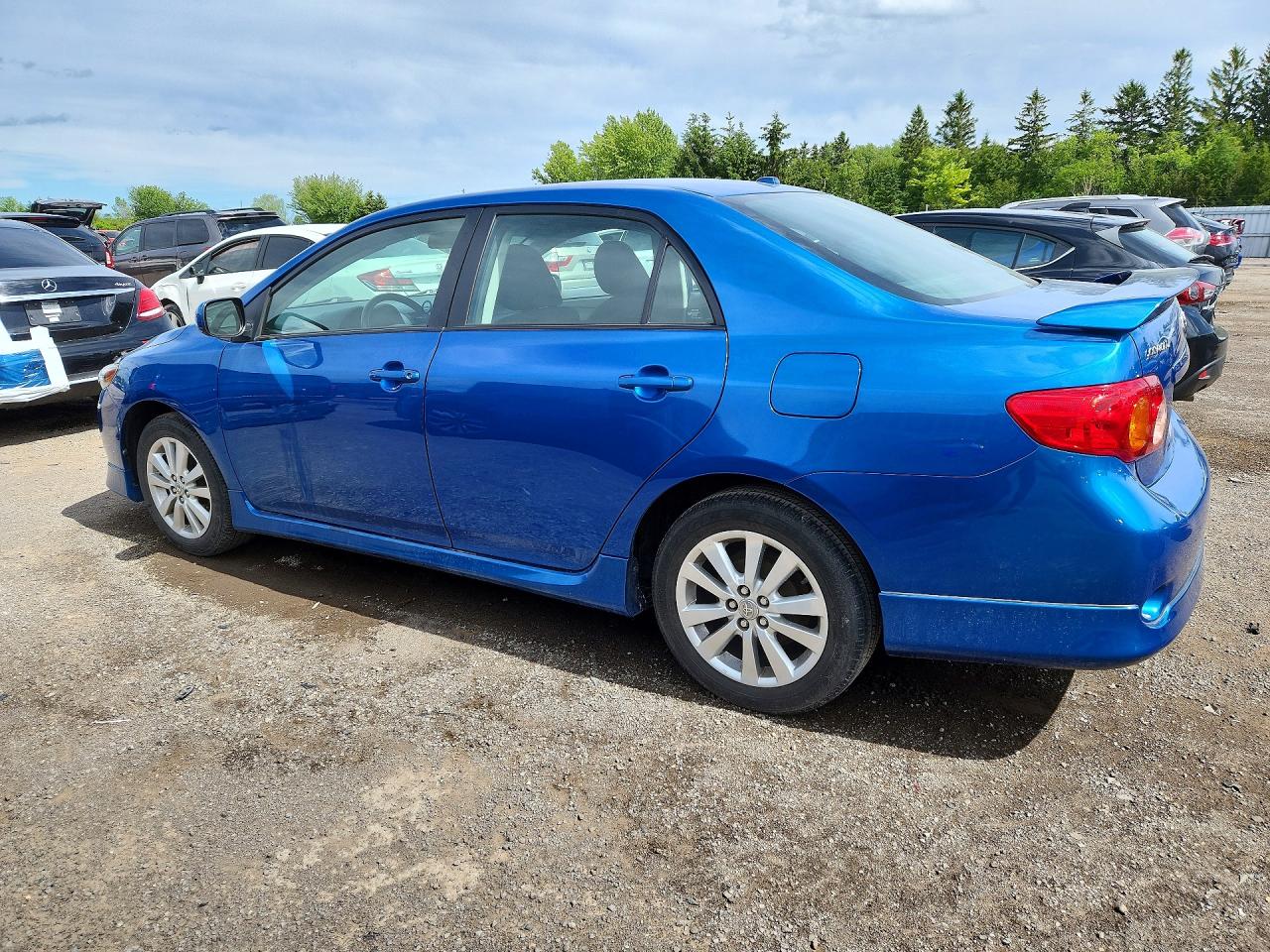 2010 Toyota Corolla Base Blue vin: 2T1BU4EE7AC194042