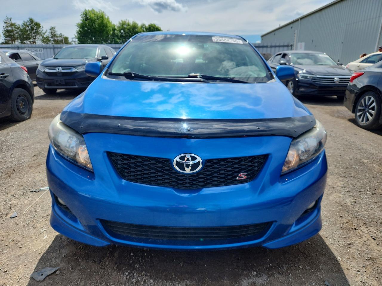 2010 Toyota Corolla Base Blue vin: 2T1BU4EE7AC194042