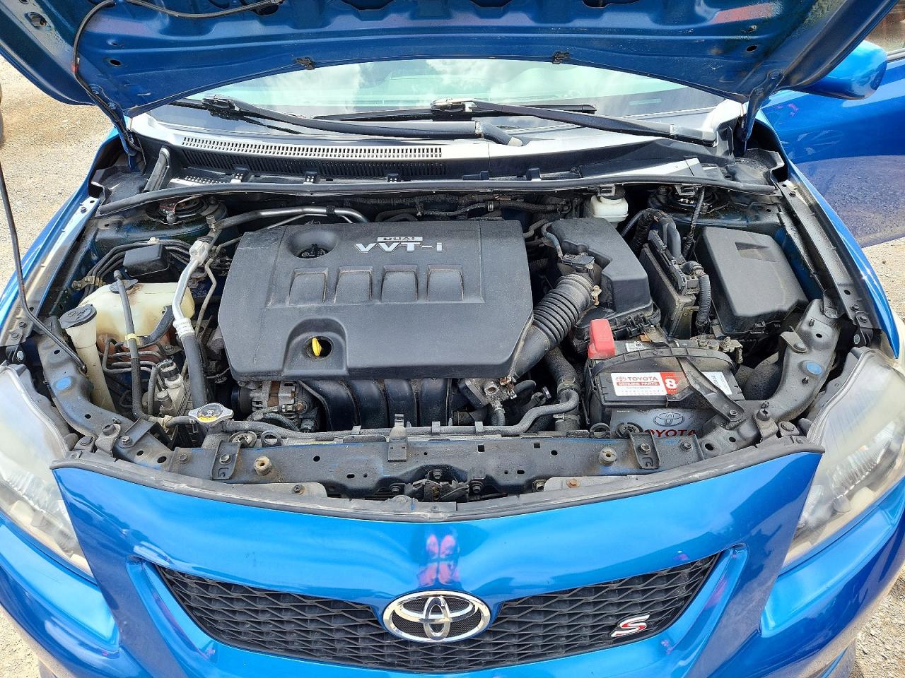 2010 Toyota Corolla Base Blue vin: 2T1BU4EE7AC194042