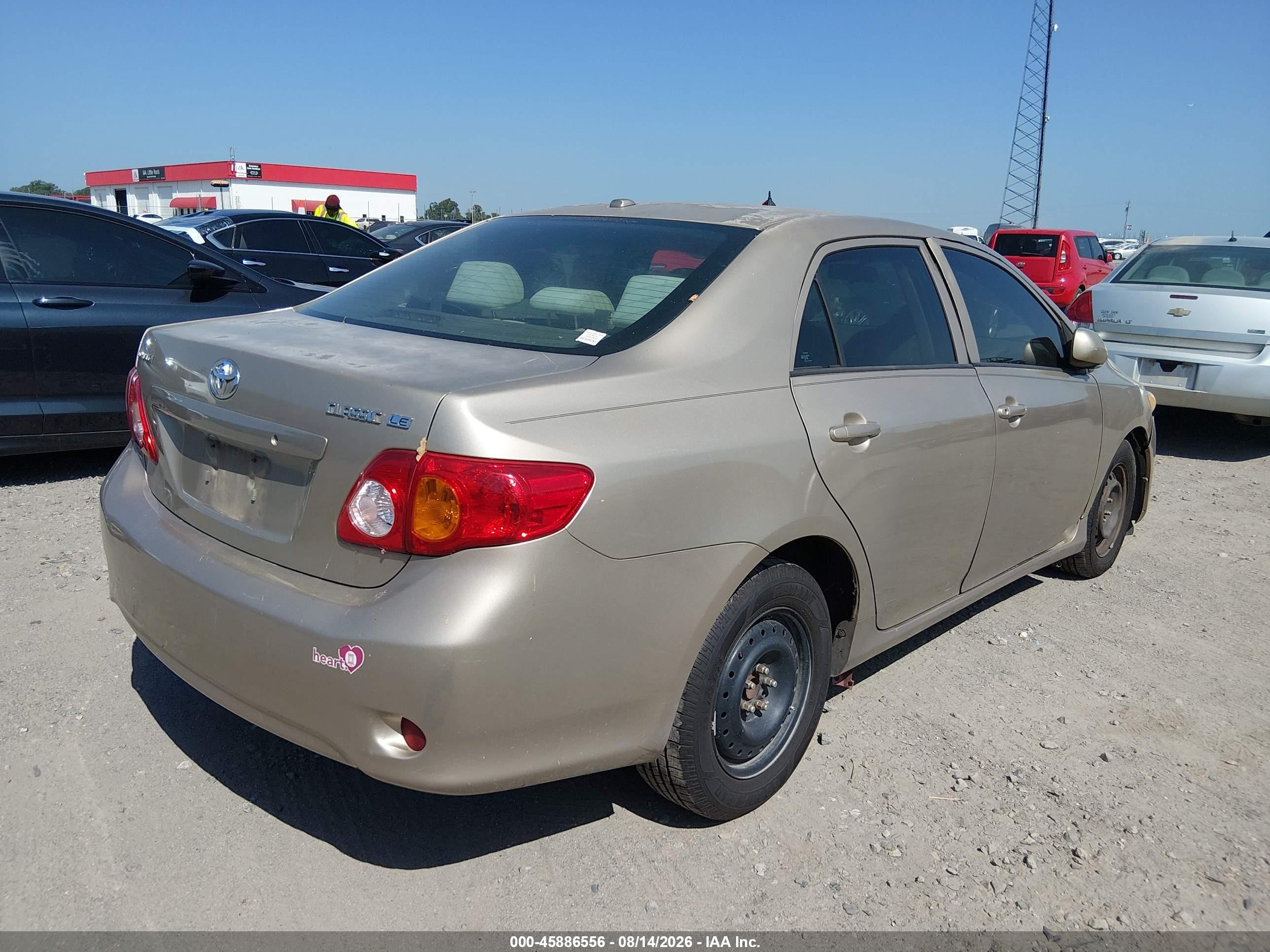 2010 Toyota Corolla Le Желто-коричневый vin: 2T1BU4EE7AC197135