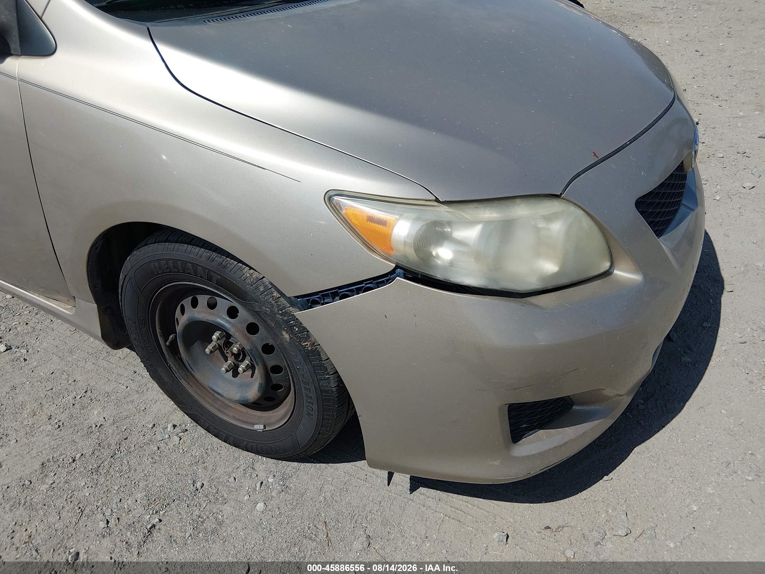 2010 Toyota Corolla Le Желто-коричневый vin: 2T1BU4EE7AC197135