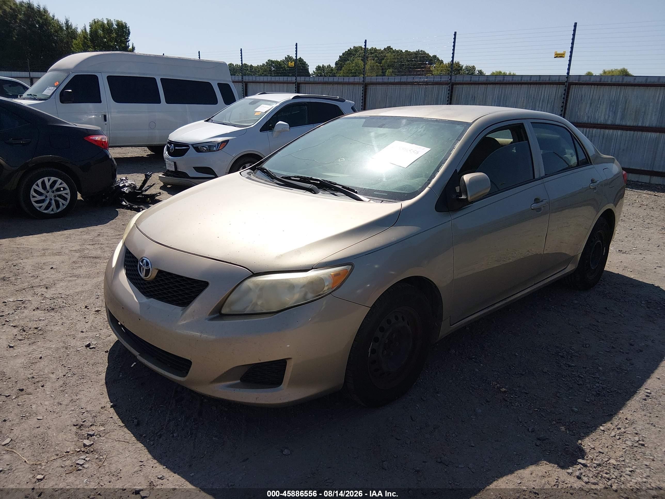 2010 Toyota Corolla Le Желто-коричневый vin: 2T1BU4EE7AC197135