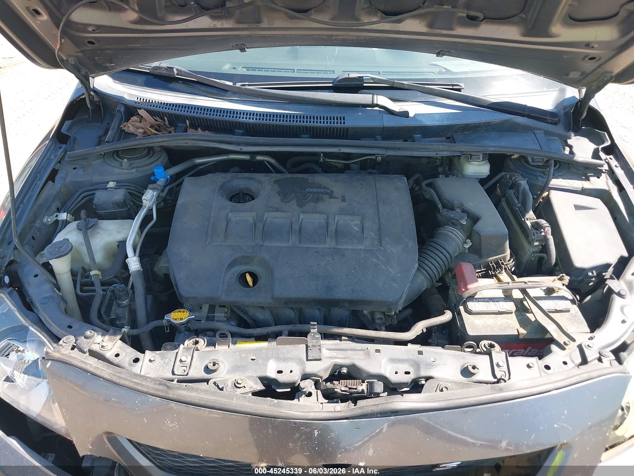 2010 Toyota Corolla S Gray vin: 2T1BU4EE7AC233194