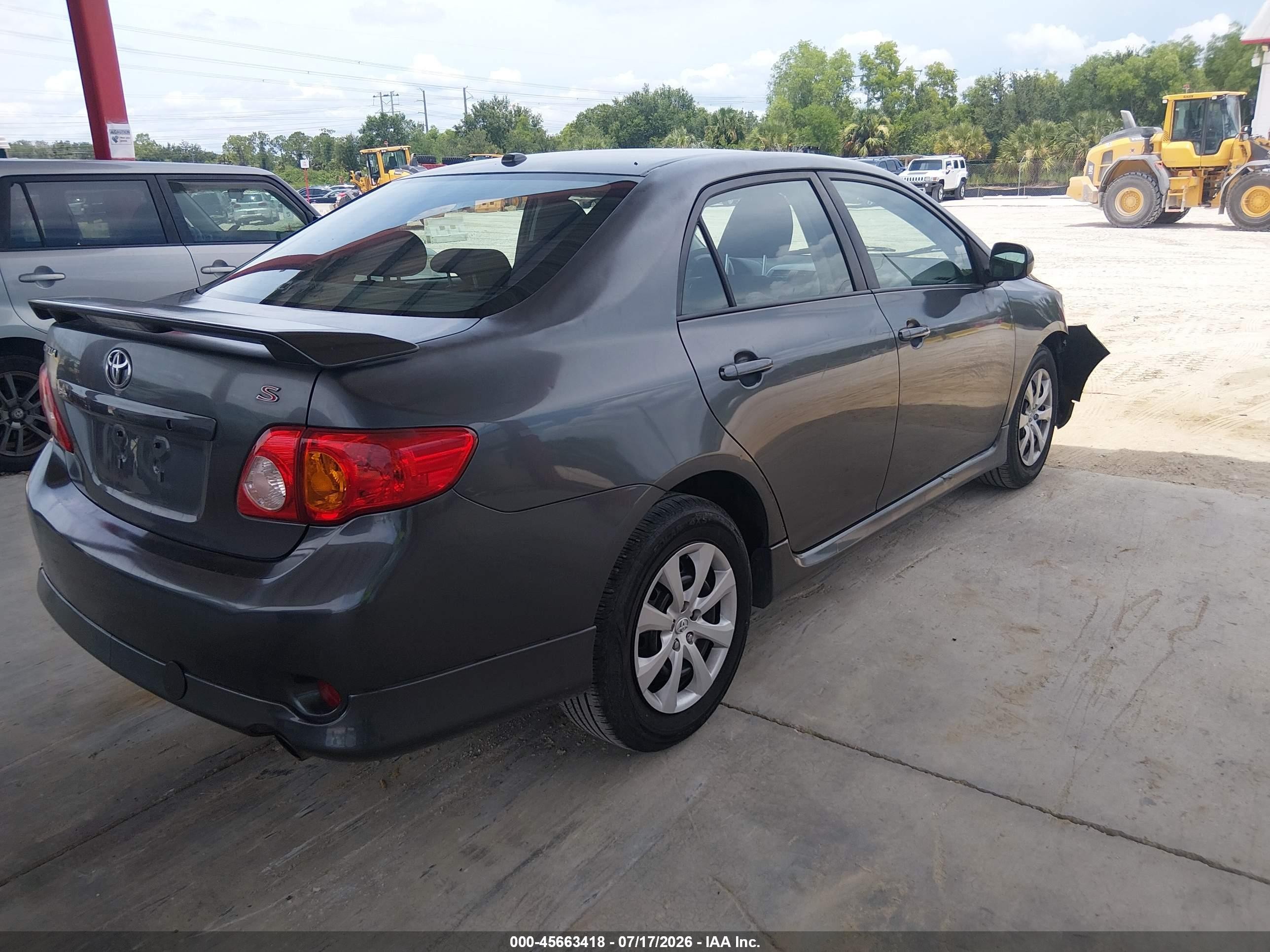 2010 Toyota Corolla S Gray vin: 2T1BU4EE7AC270472