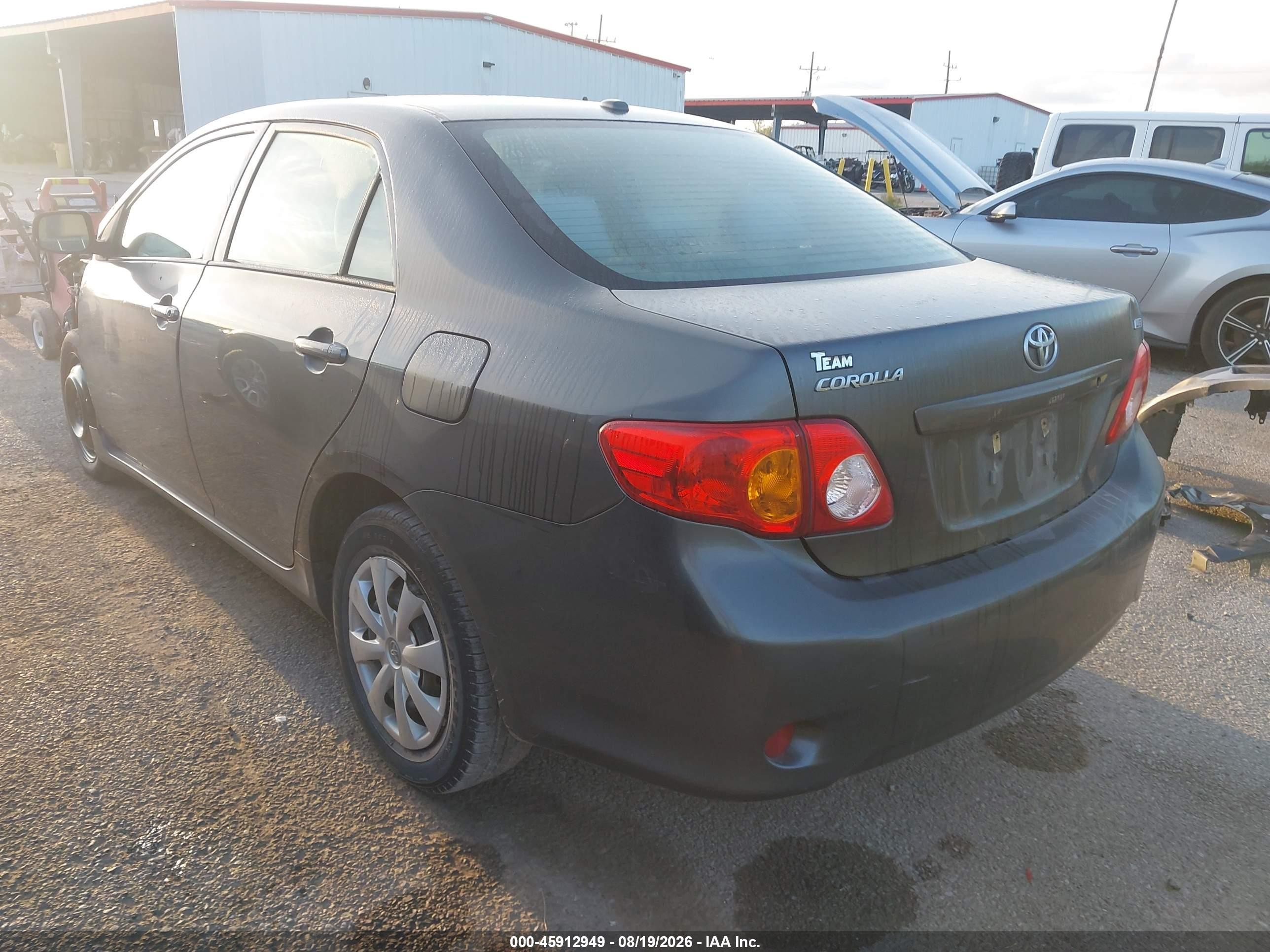 2010 Toyota Corolla Le Серый vin: 2T1BU4EE7AC294576