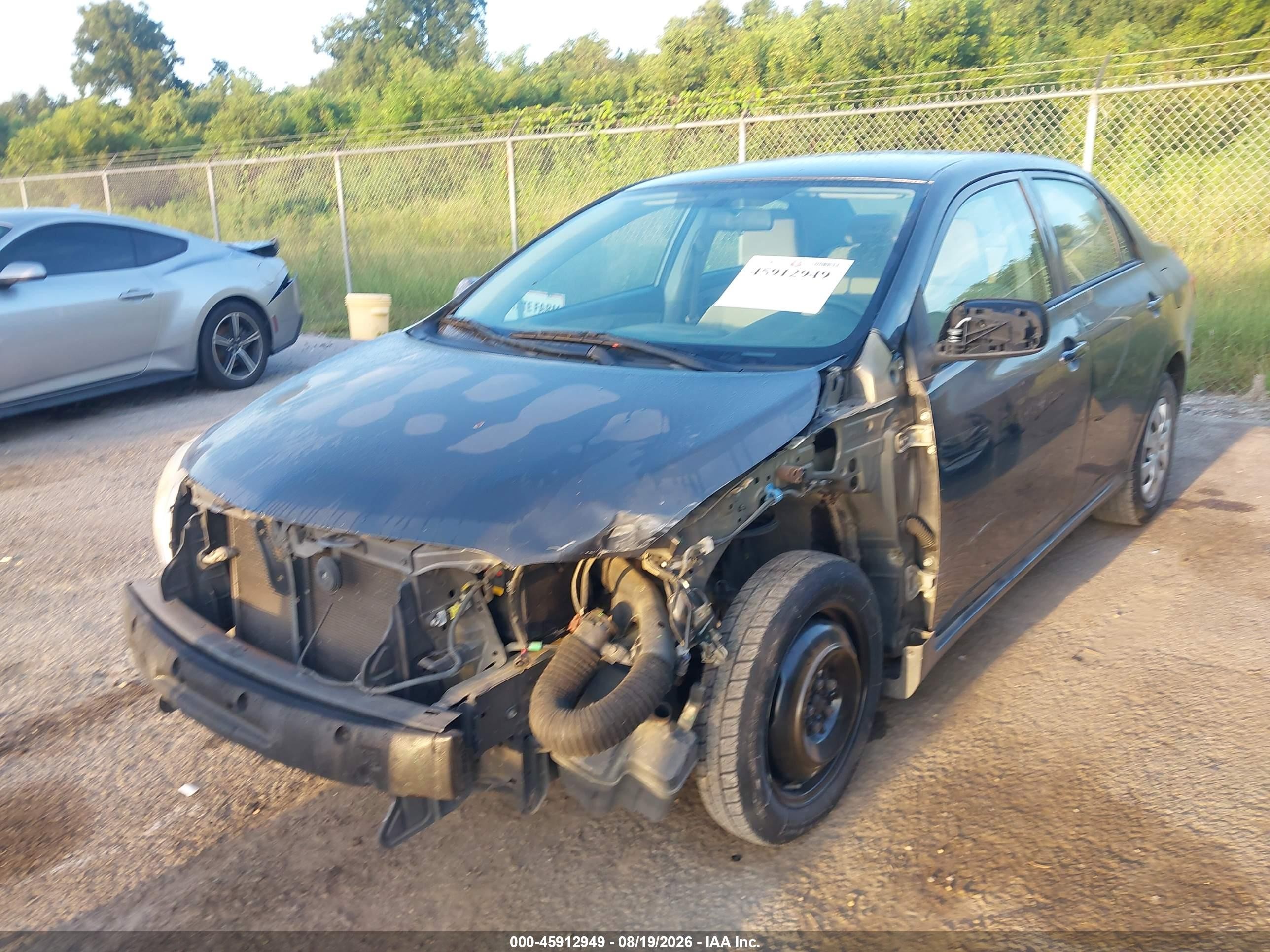 2010 Toyota Corolla Le Серый vin: 2T1BU4EE7AC294576