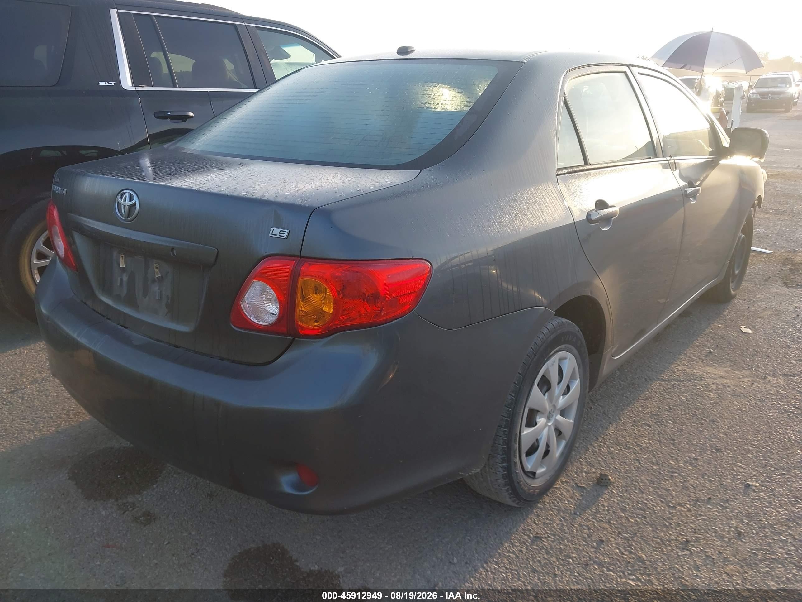 2010 Toyota Corolla Le Серый vin: 2T1BU4EE7AC294576